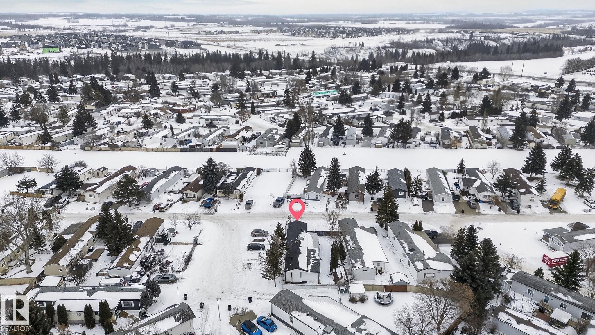 Drone / aerial view - 72 Evergreen Park, Edmonton, AB - Outdoor With View