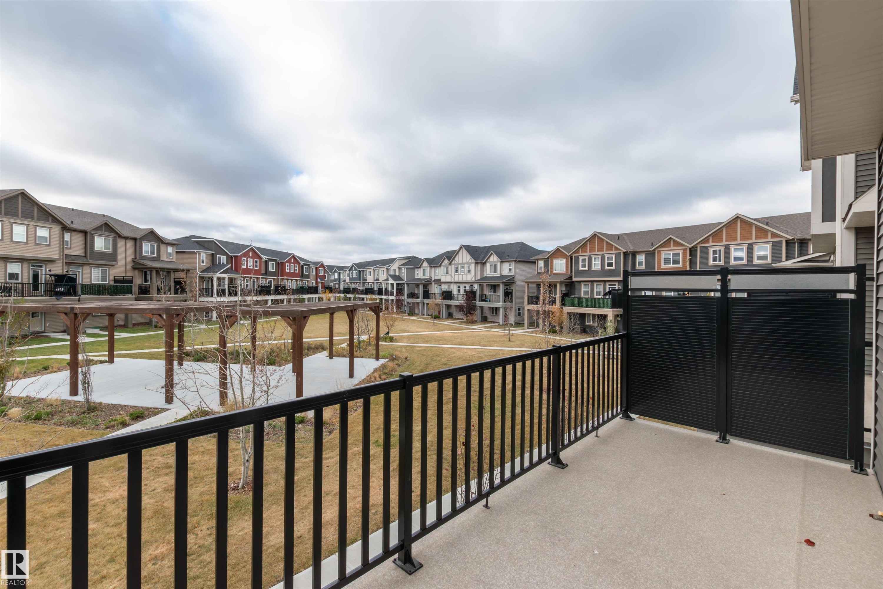Balcony featuring a residential view - 105 2072 Wonnacott Way, Edmonton, AB - Outdoor