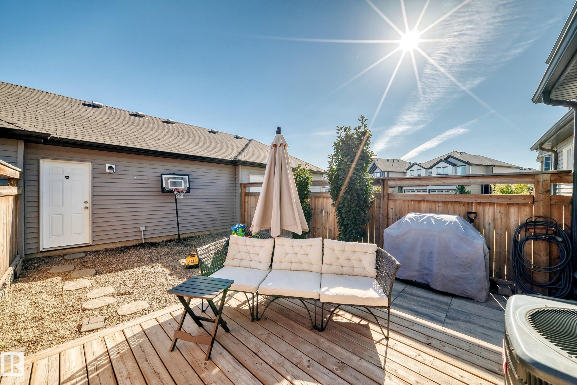 327 Desrochers Boulevard, Edmonton, AB - Outdoor With Deck Patio Veranda With Exterior