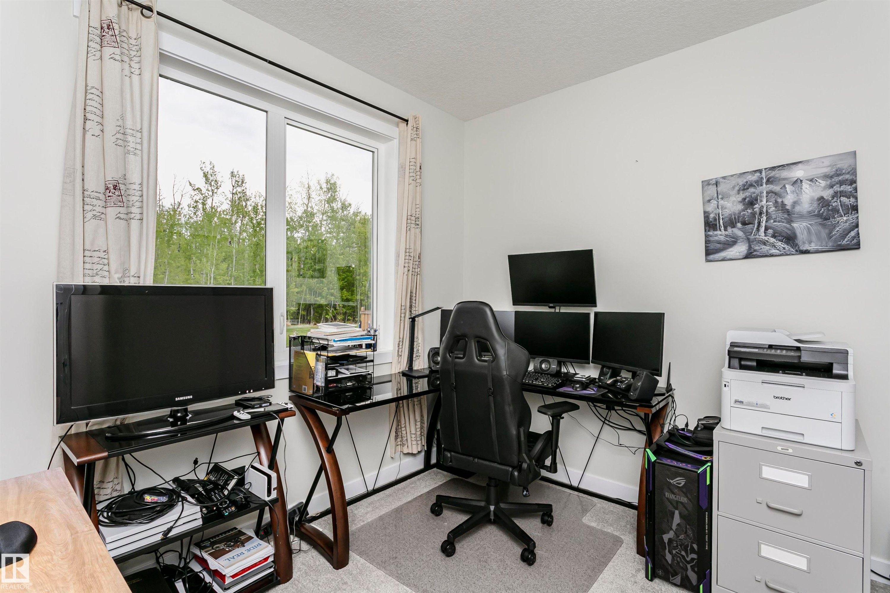 611 55101 Ste Anne Trail, Rural Lac Ste. Anne County, AB - Indoor Photo Showing Office