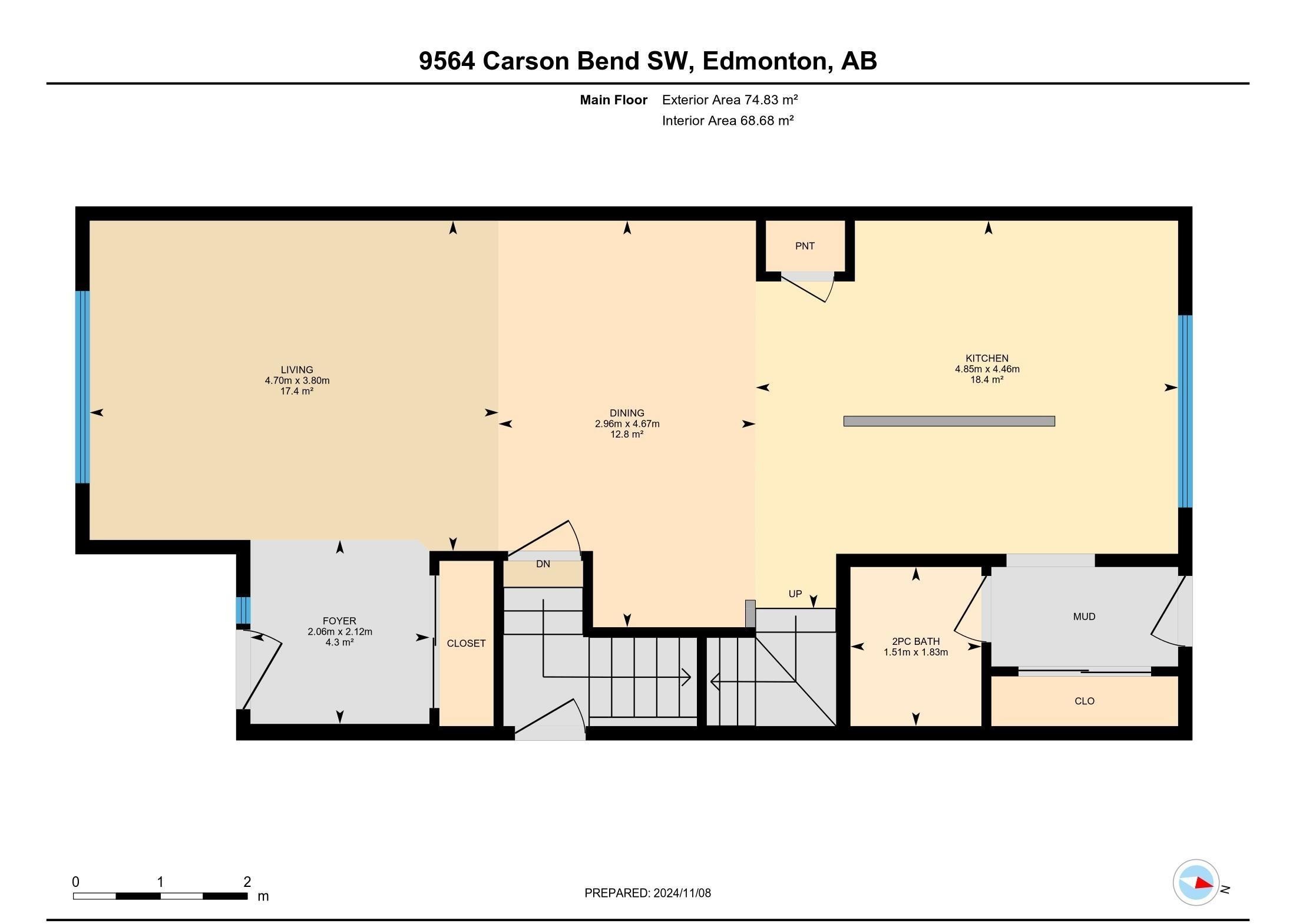View of property floor plan - 9564 Carson Bend, Edmonton, AB - Other