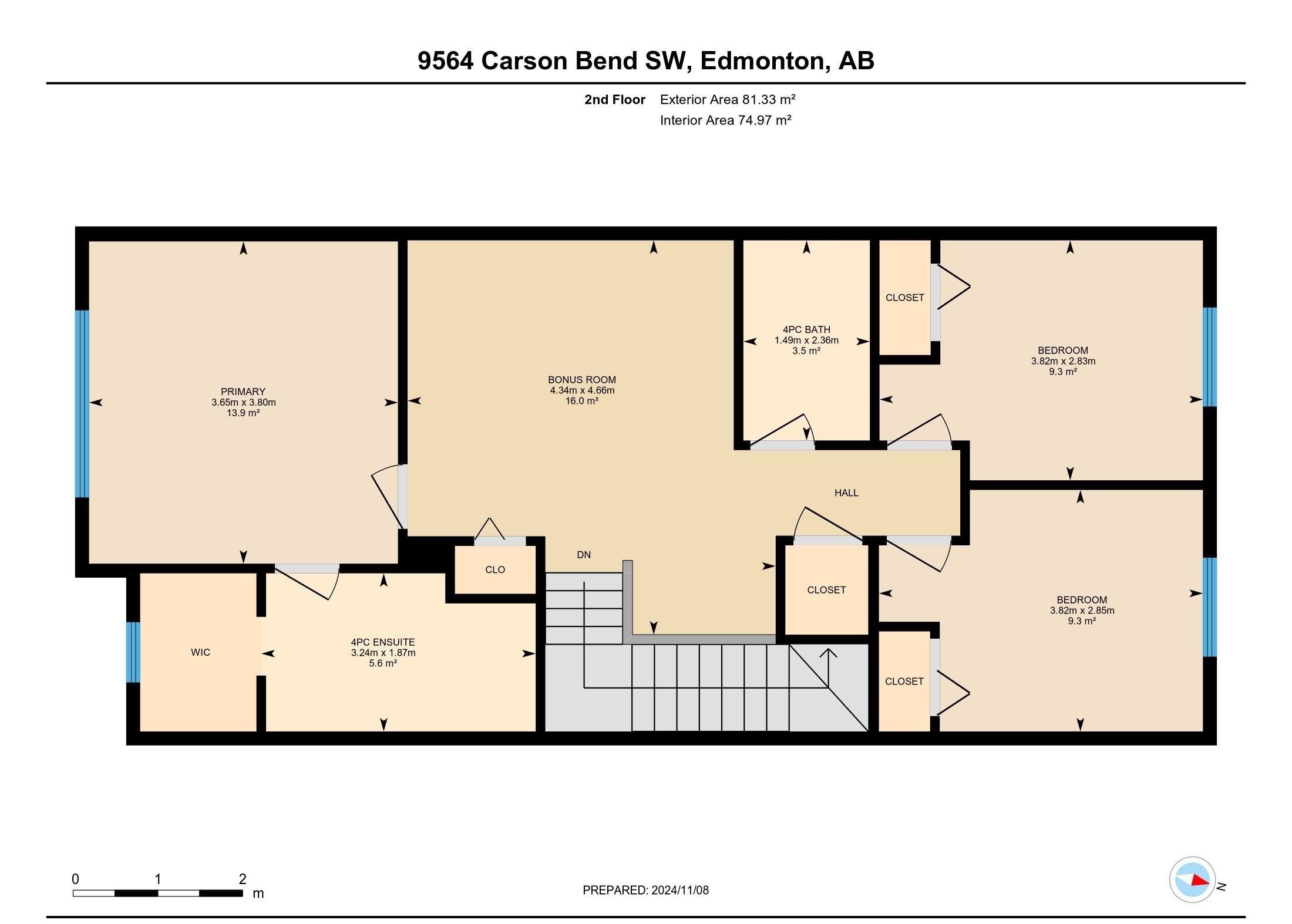 View of home floor plan - 9564 Carson Bend, Edmonton, AB - Other