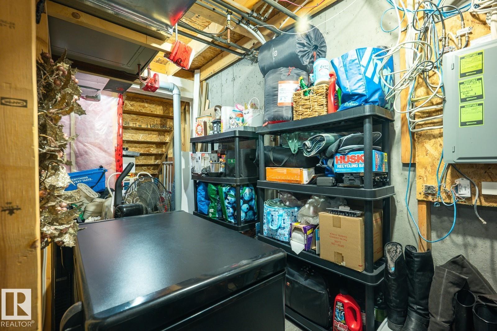 9 671 Silver Berry Road Nw, Edmonton, AB - Indoor Photo Showing Basement