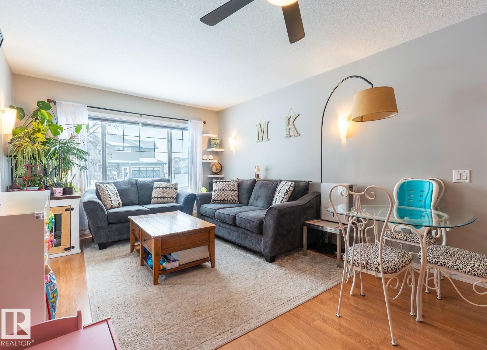 9 671 Silver Berry Road Nw, Edmonton, AB - Indoor Photo Showing Living Room