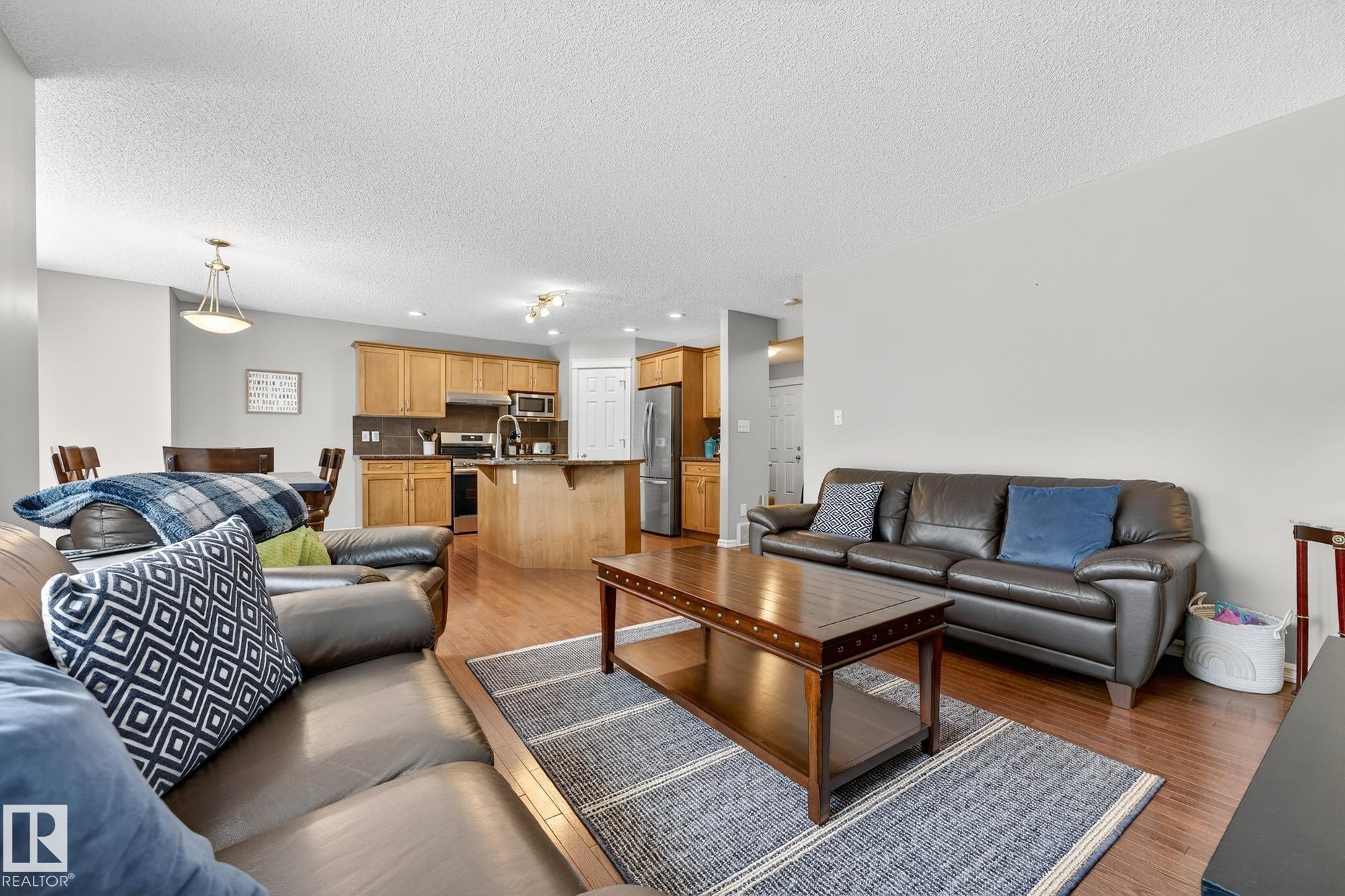 21907 95 Avenue, Edmonton, AB - Indoor Photo Showing Living Room