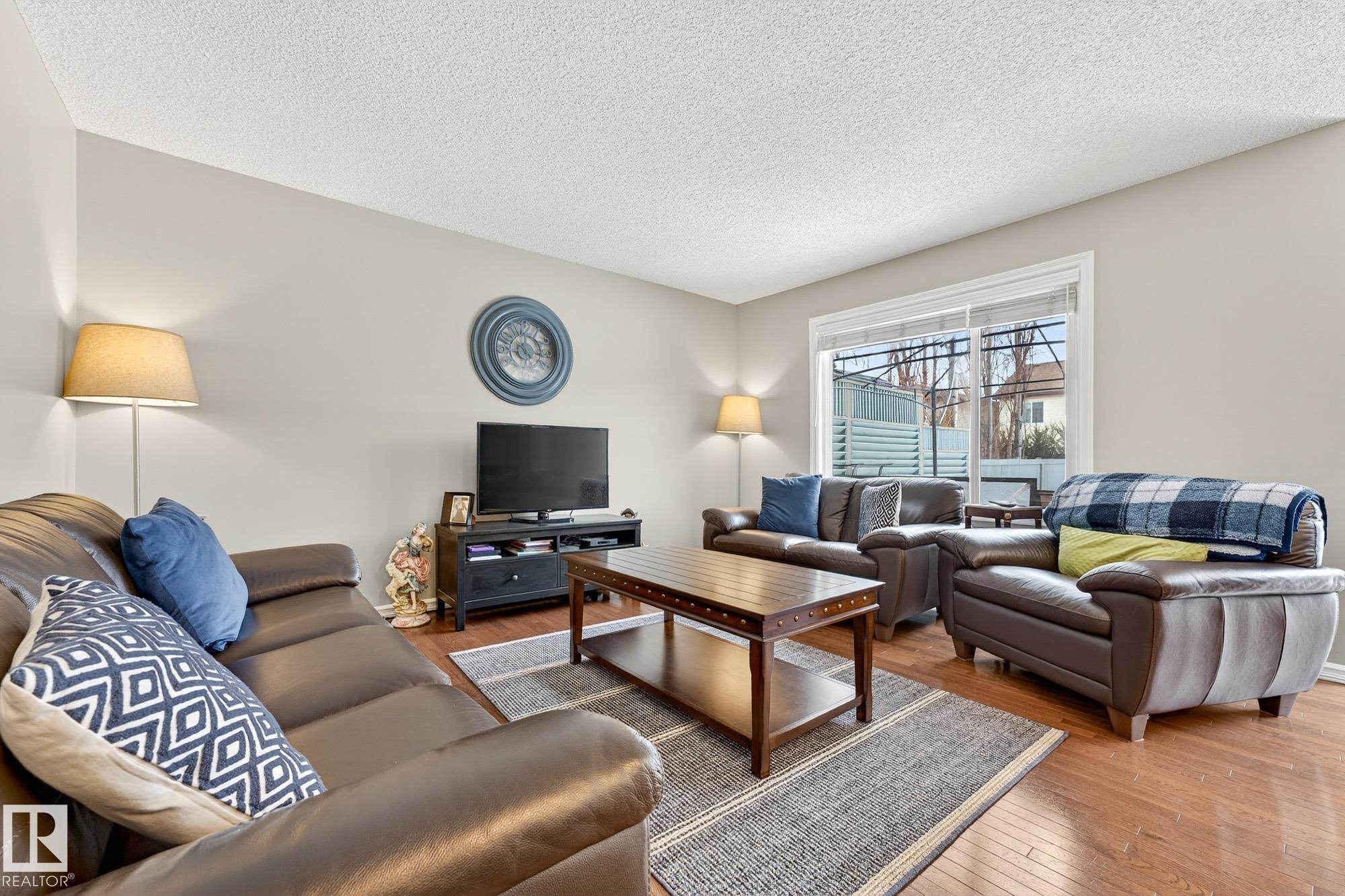 21907 95 Avenue, Edmonton, AB - Indoor Photo Showing Living Room
