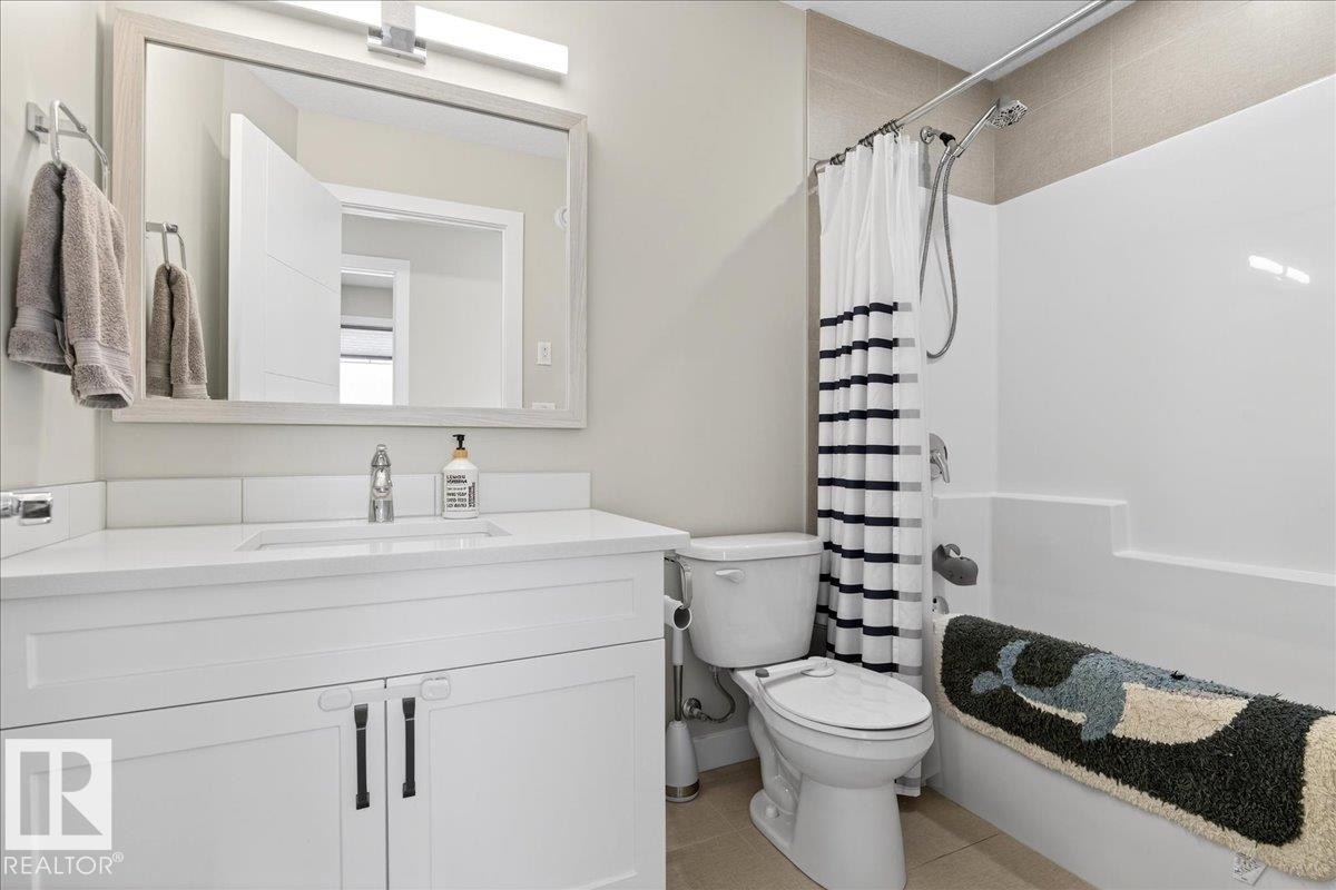 4pc on the upper floor - 80 Maple Crescent, Gibbons, AB - Indoor Photo Showing Bathroom