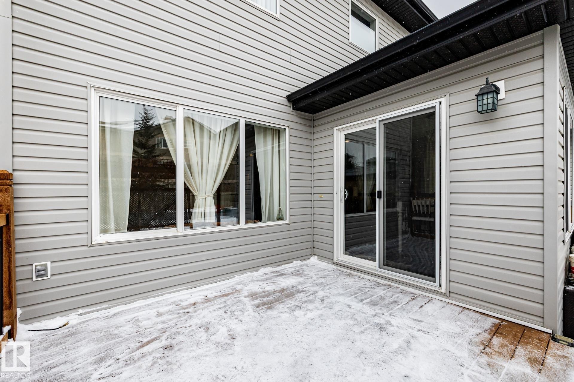View of patio / terrace - 3312 17B Avenue, Edmonton, AB - Outdoor With Exterior