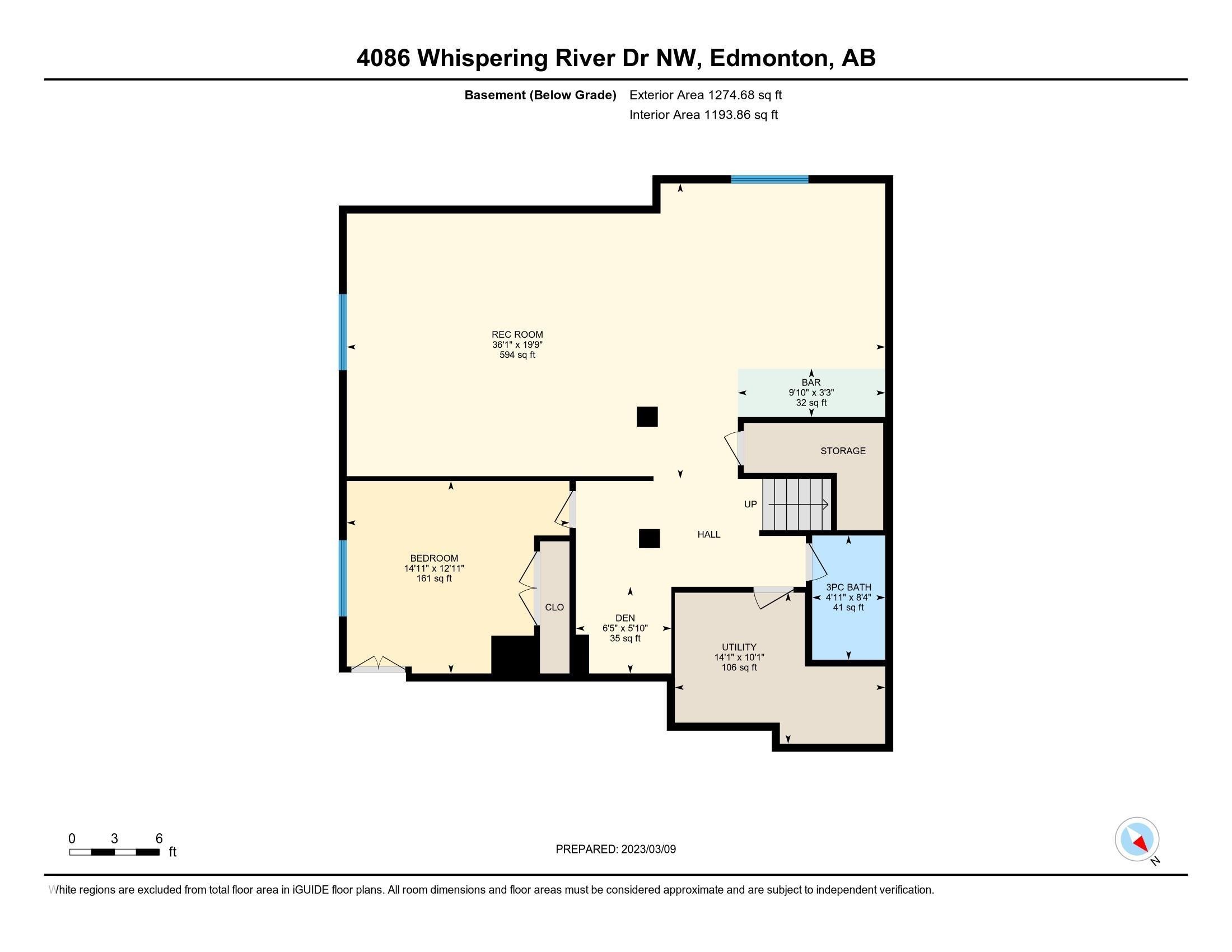 View of room layout - 4086 Whispering River Drive, Edmonton, AB - Other