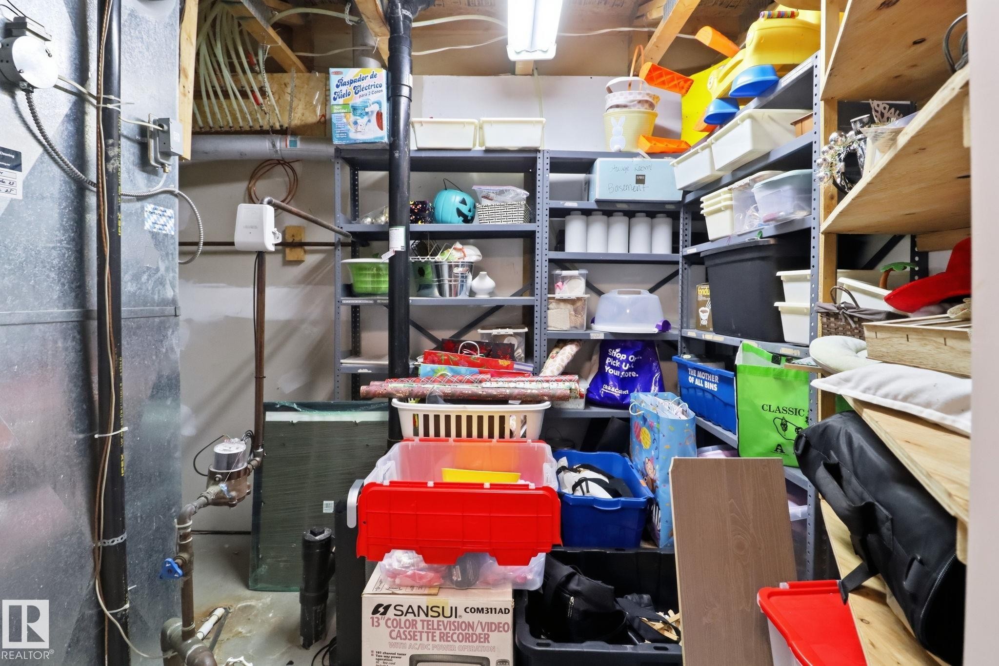 38 882 Ryan Place, Edmonton, AB - Indoor Photo Showing Basement