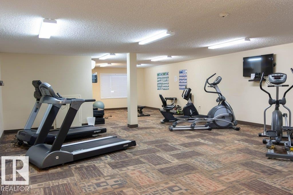 107 2045 Grantham Crest, Edmonton, AB - Indoor Photo Showing Gym Room