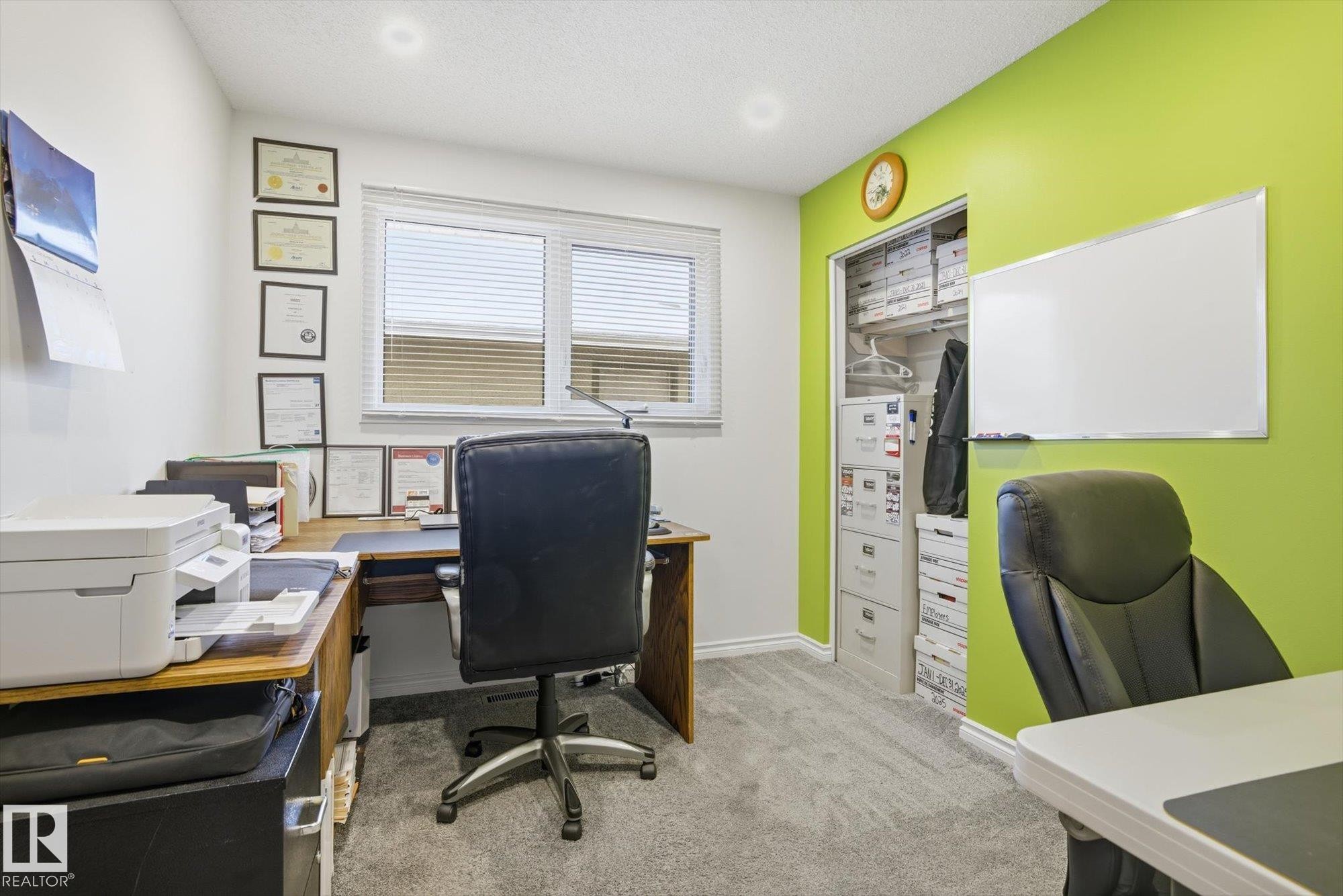 6903 12 Avenue, Edmonton, AB - Indoor Photo Showing Office