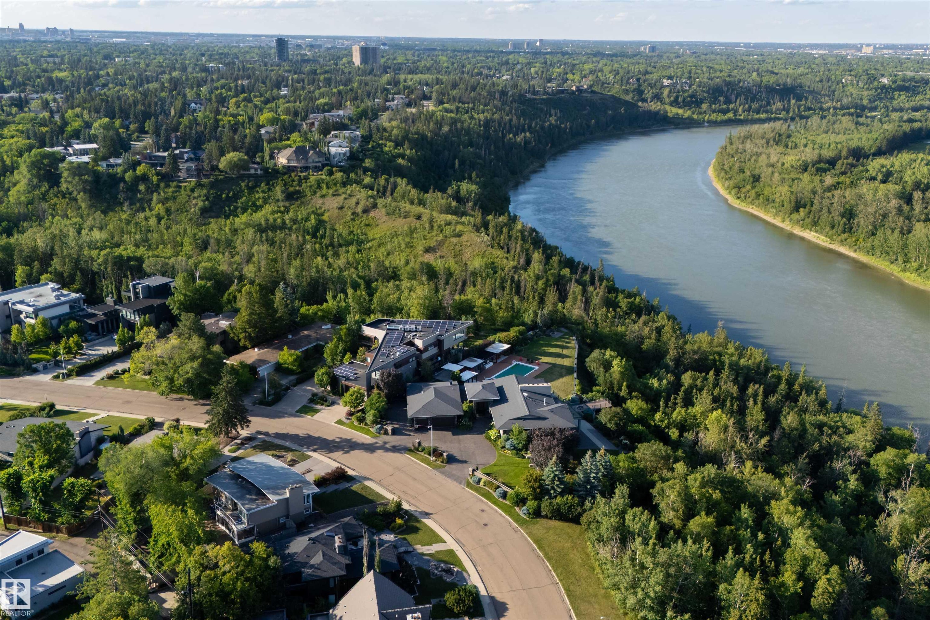 13758 Valleyview Drive, Edmonton, AB - Outdoor With Body Of Water With View