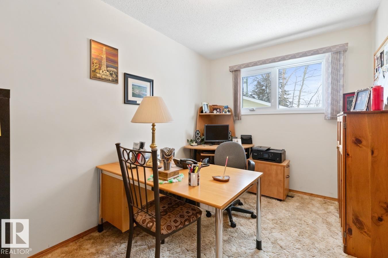 60 Peace River Drive, Devon, AB - Indoor Photo Showing Office