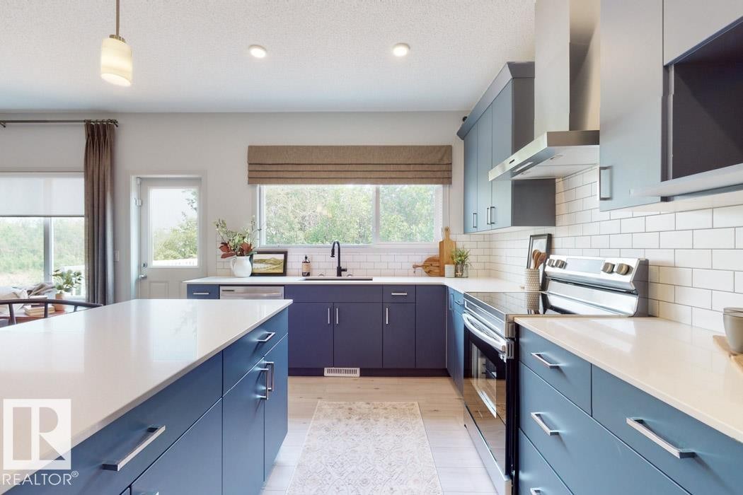 8612 183 Avenue, Edmonton, AB - Indoor Photo Showing Kitchen With Upgraded Kitchen