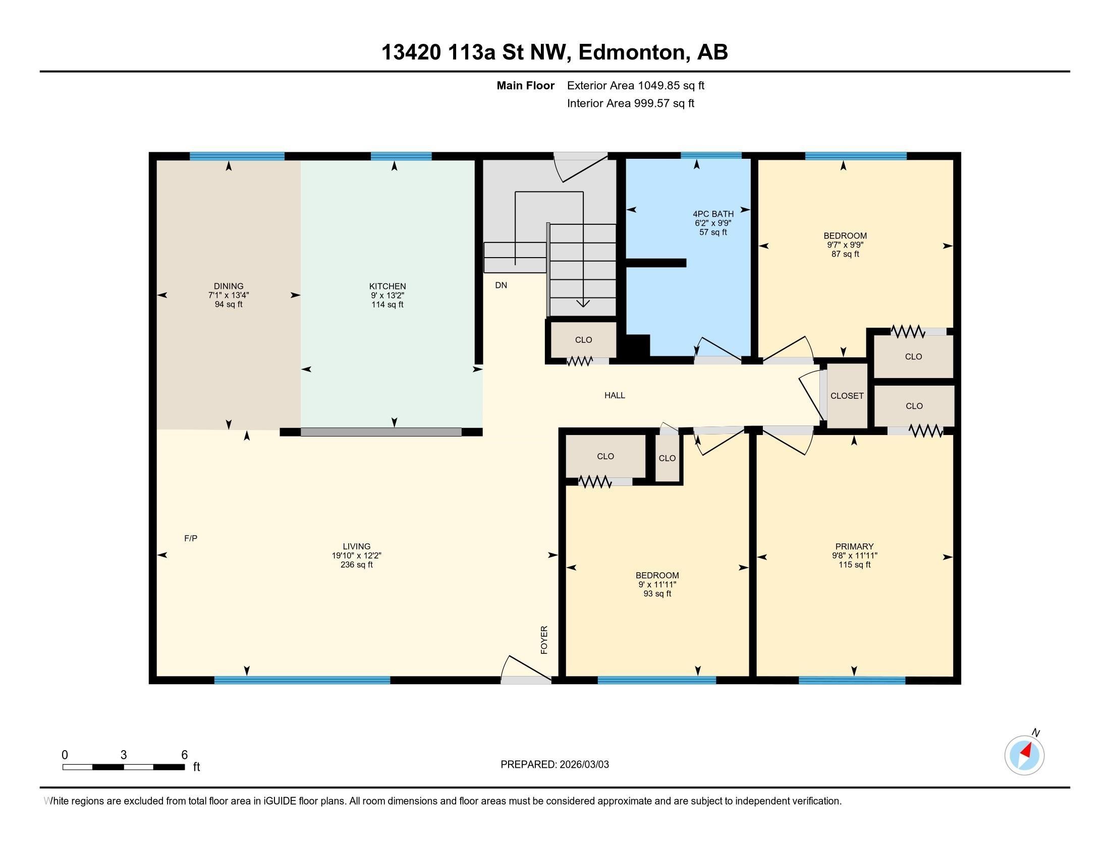 View of home floor plan - 13420 113A St, Edmonton, AB - Other