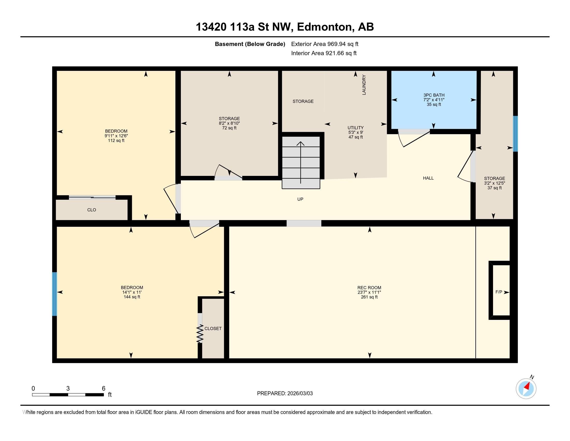 View of home floor plan - 13420 113A St, Edmonton, AB - Other