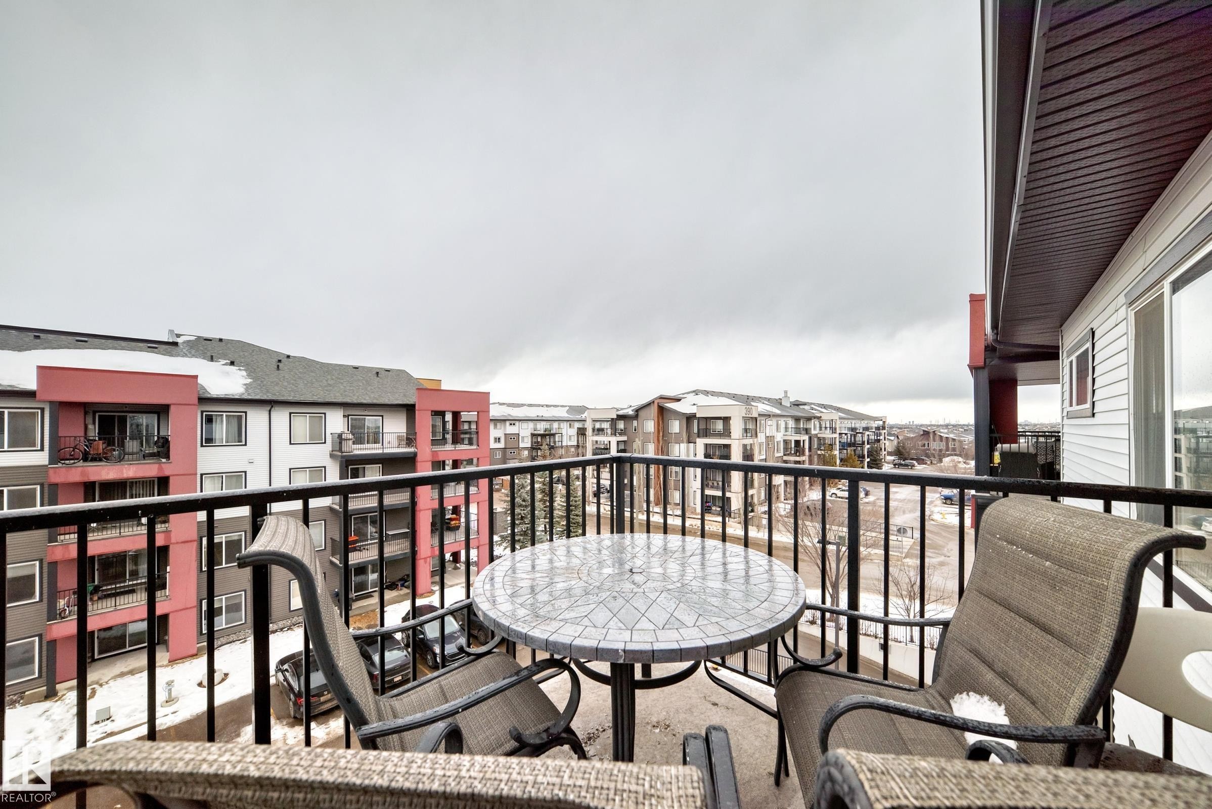 View of balcony - 403 340 Windermere Road, Edmonton, AB - Outdoor With Exterior