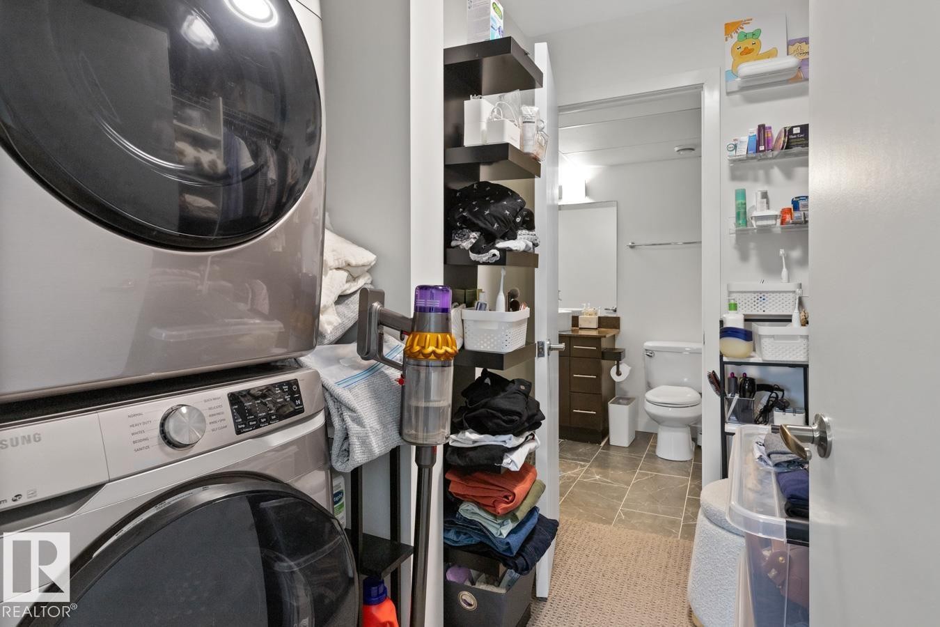 408 11203 103A Avenue, Edmonton, AB - Indoor Photo Showing Laundry Room