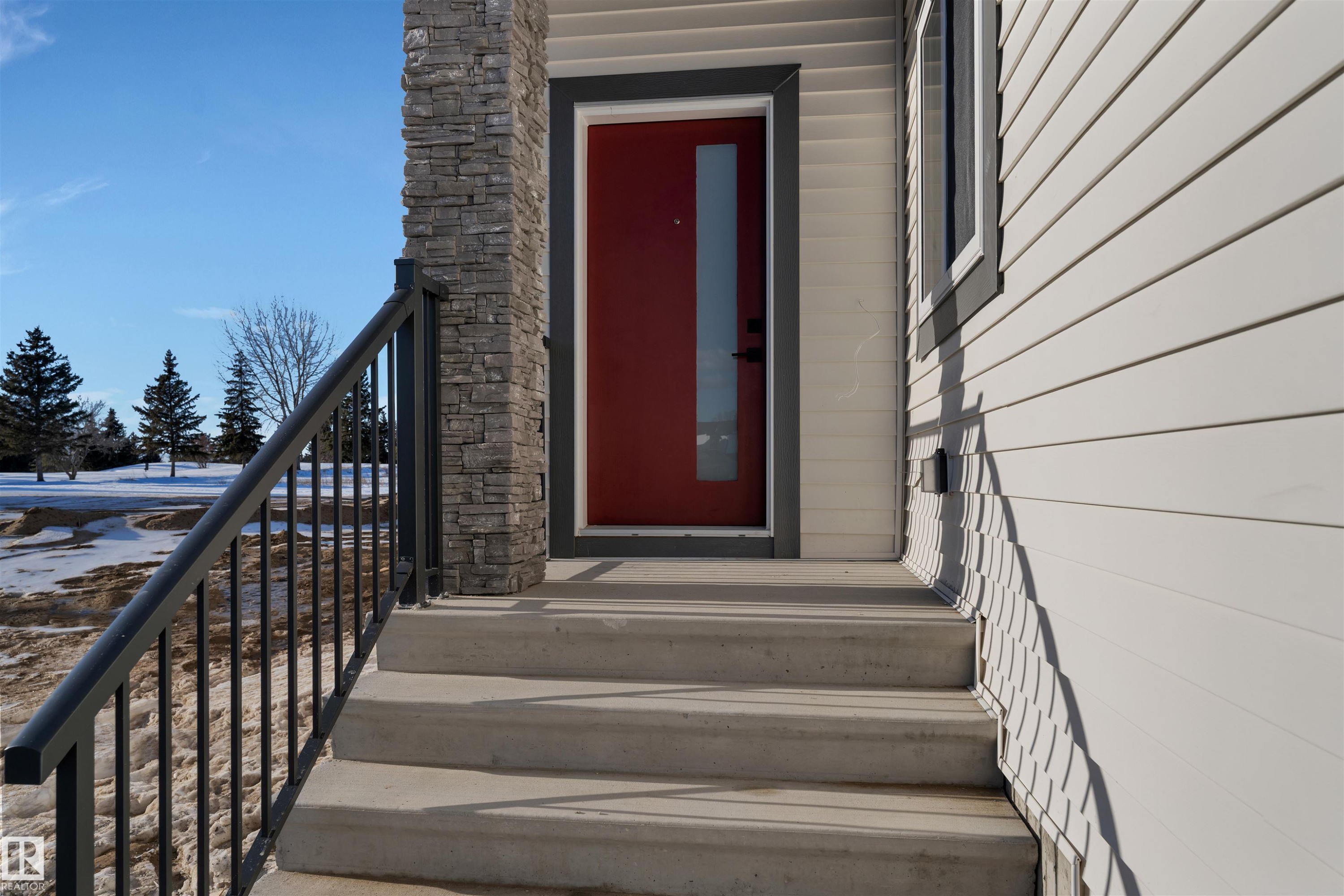 View of exterior entry - 34 Grayson Green, Stony Plain, AB - Outdoor With Exterior