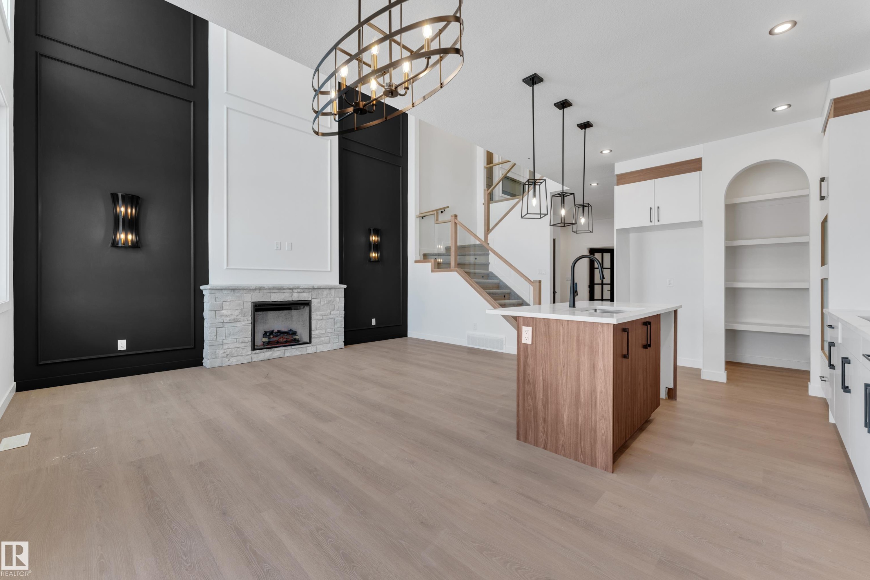 36 Grayson Green, Stony Plain, AB - Indoor With Fireplace