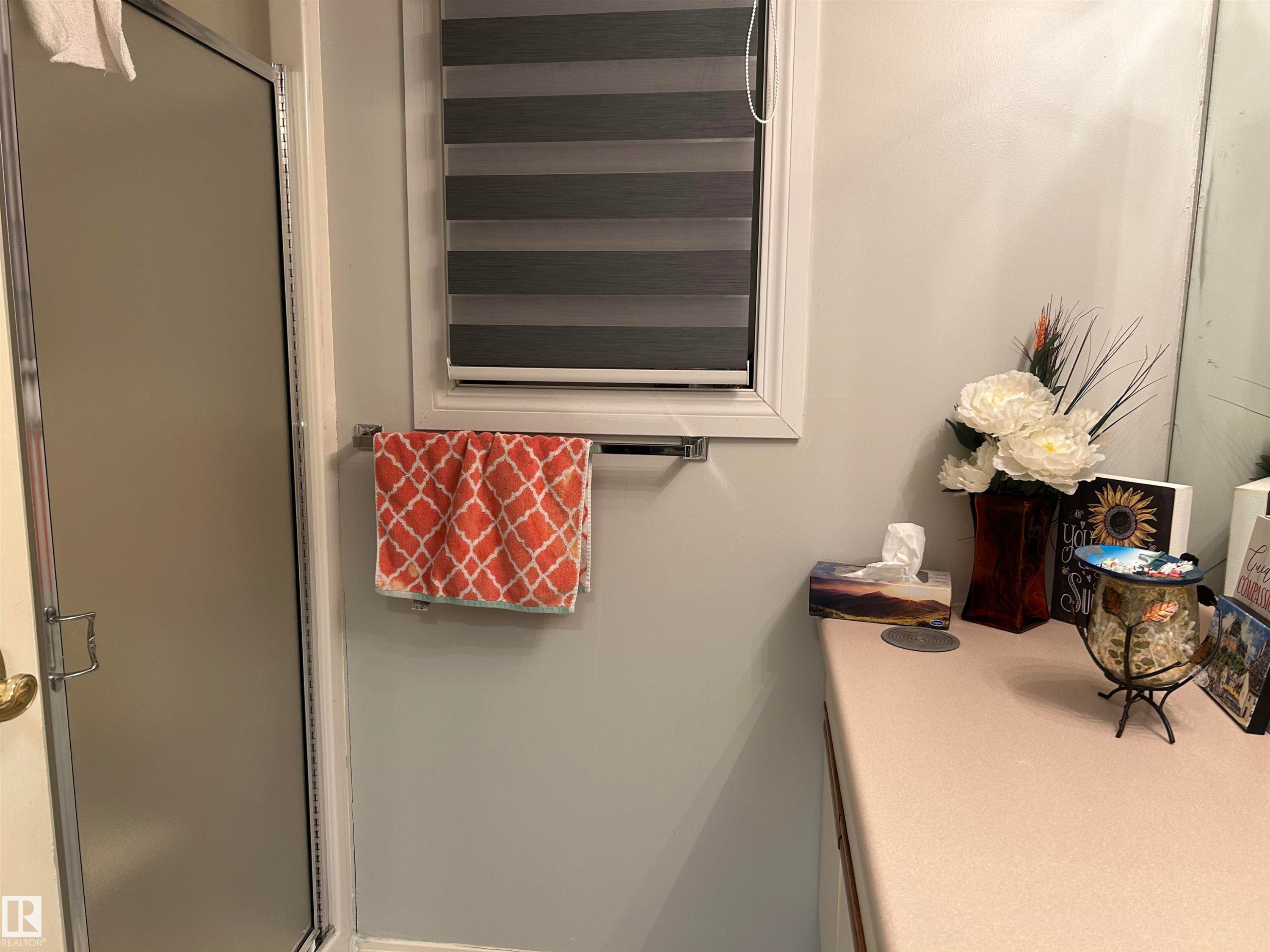 Full bathroom featuring a shower stall , toilet, and vanity - 202 18020 95 Avenue, Edmonton, AB - Indoor