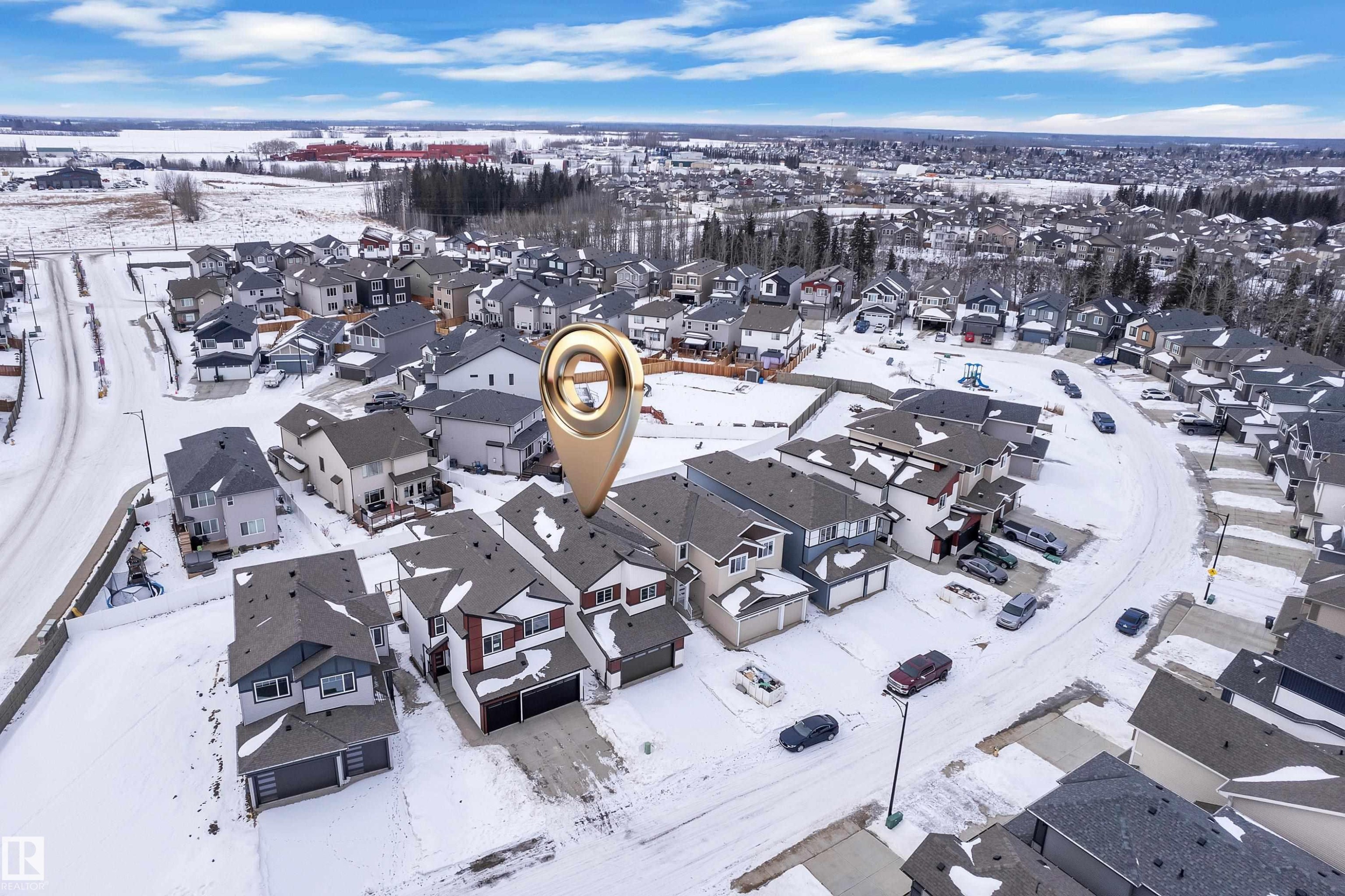 Aerial view of residential area - 741 Astoria Way, Devon, AB - Outdoor With View
