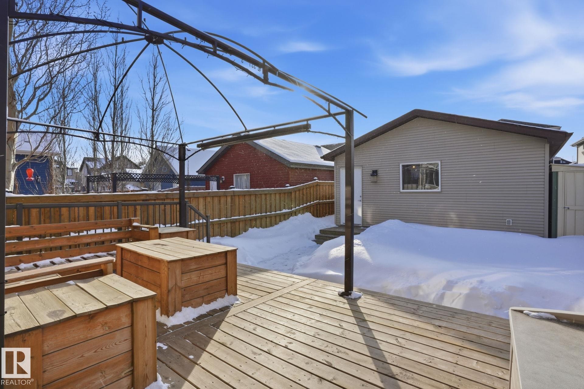 1148 Mcconachie Boulevard, Edmonton, AB - Outdoor With Deck Patio Veranda