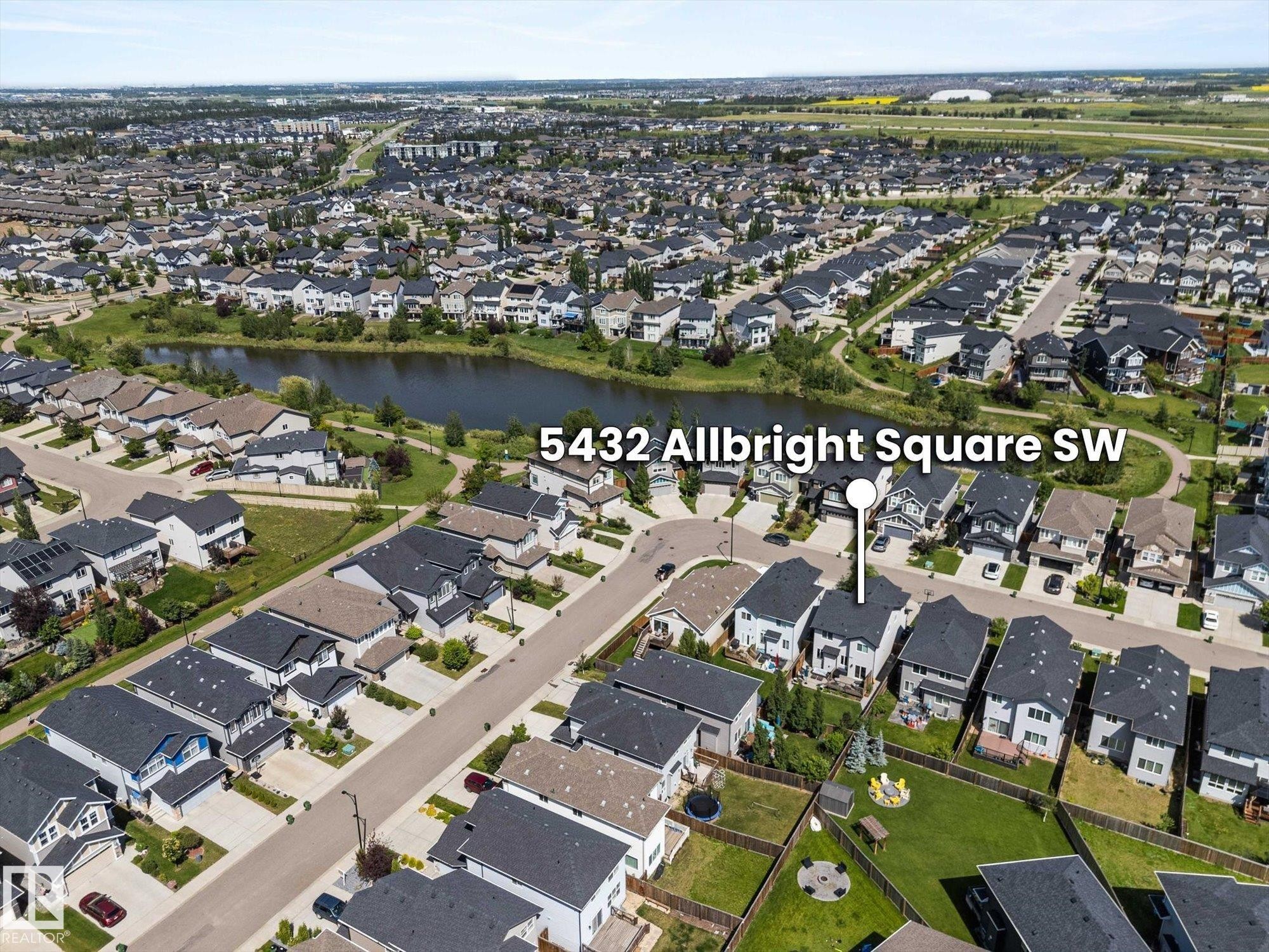 5432 Allbright Square, Edmonton, AB - Outdoor With View