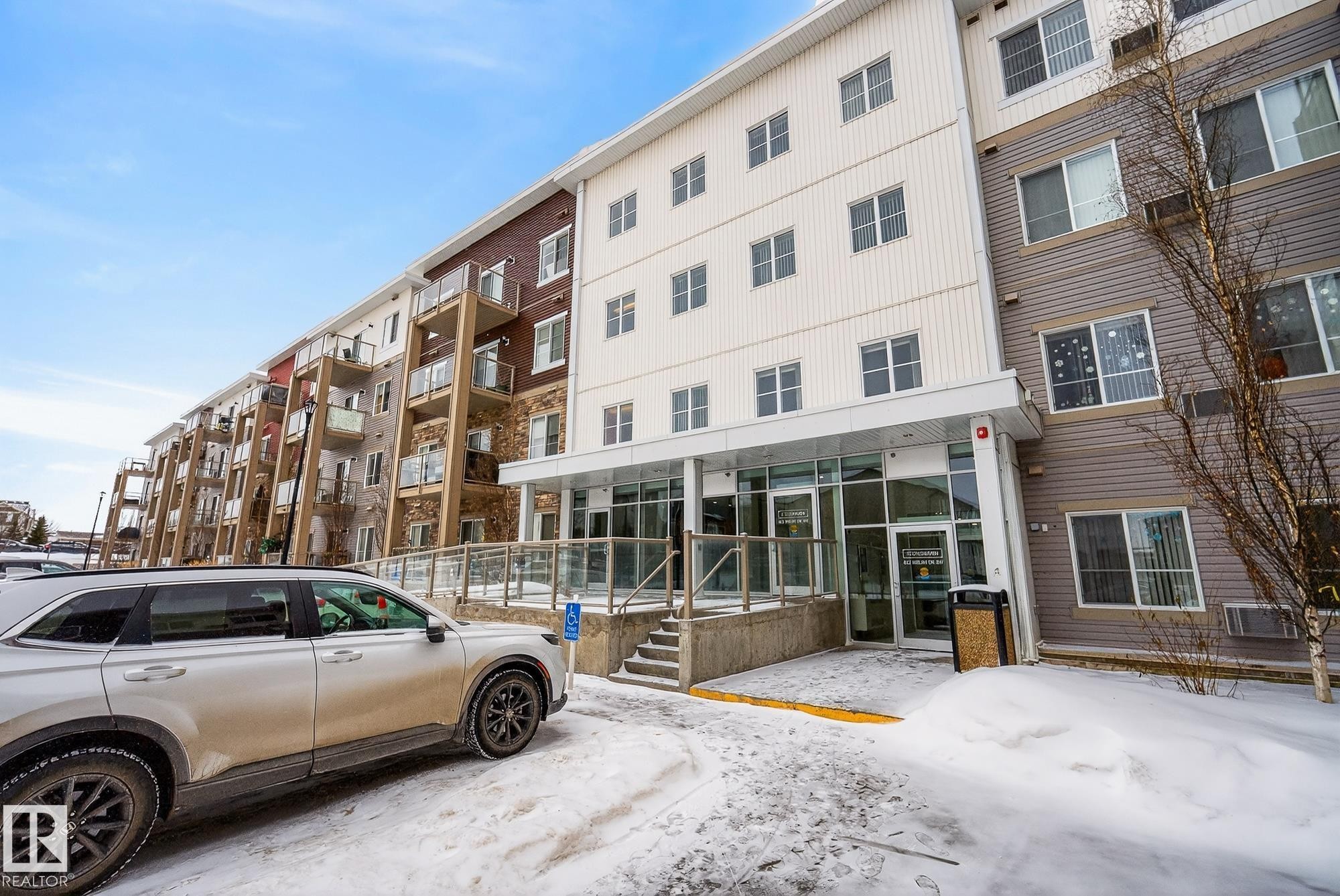 View of apartment building / complex - 206 812 Welsh Drive, Edmonton, AB - Outdoor With Facade