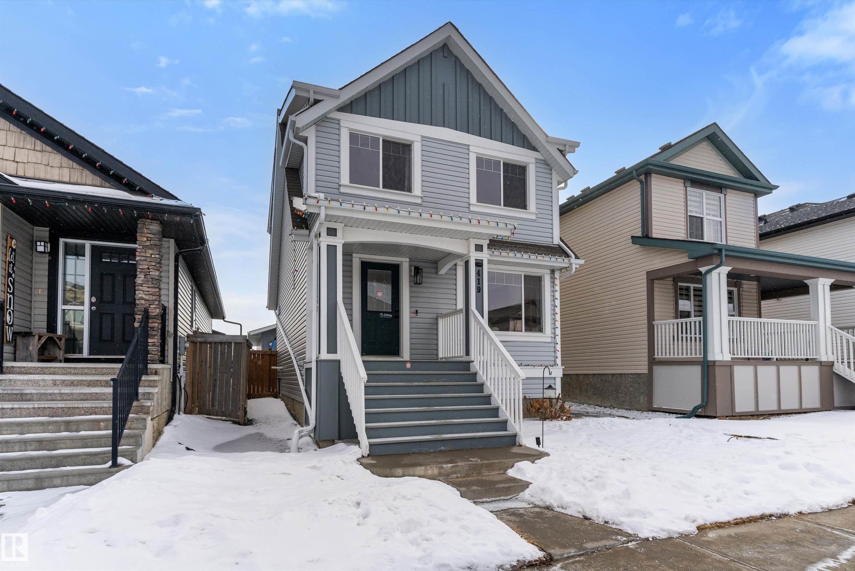 419 Songhurst Place, Leduc, AB - Outdoor With Facade