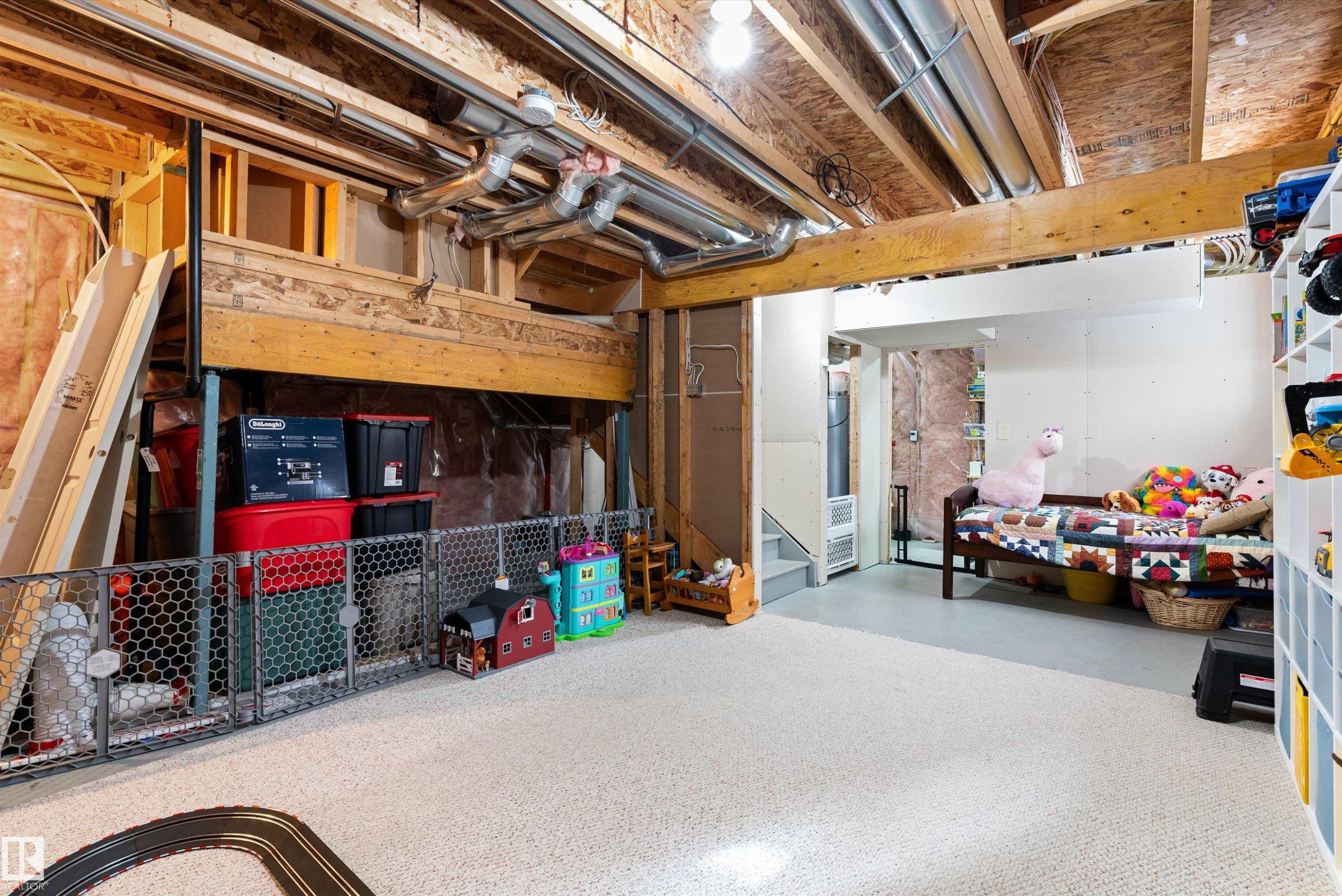 419 Songhurst Place, Leduc, AB - Indoor Photo Showing Basement