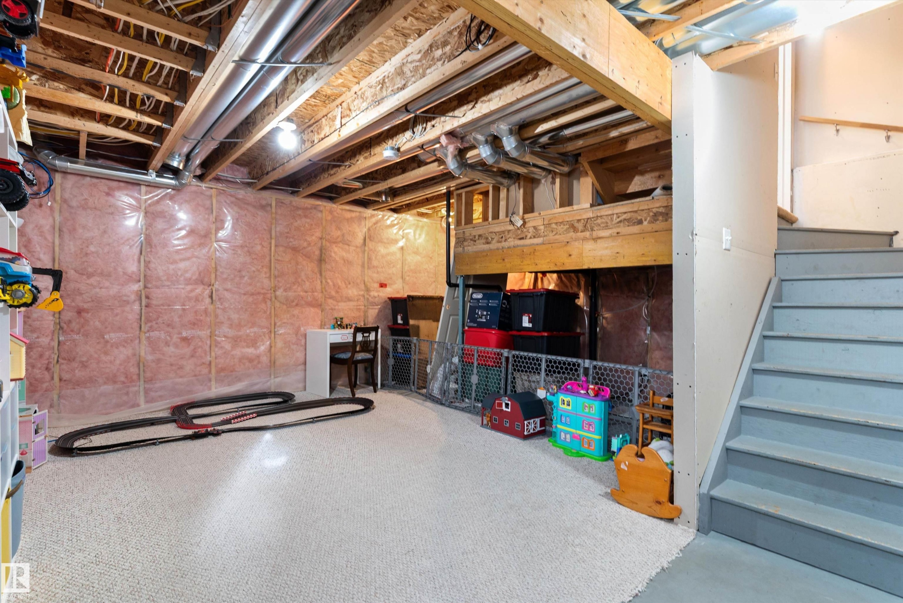 419 Songhurst Place, Leduc, AB - Indoor Photo Showing Basement
