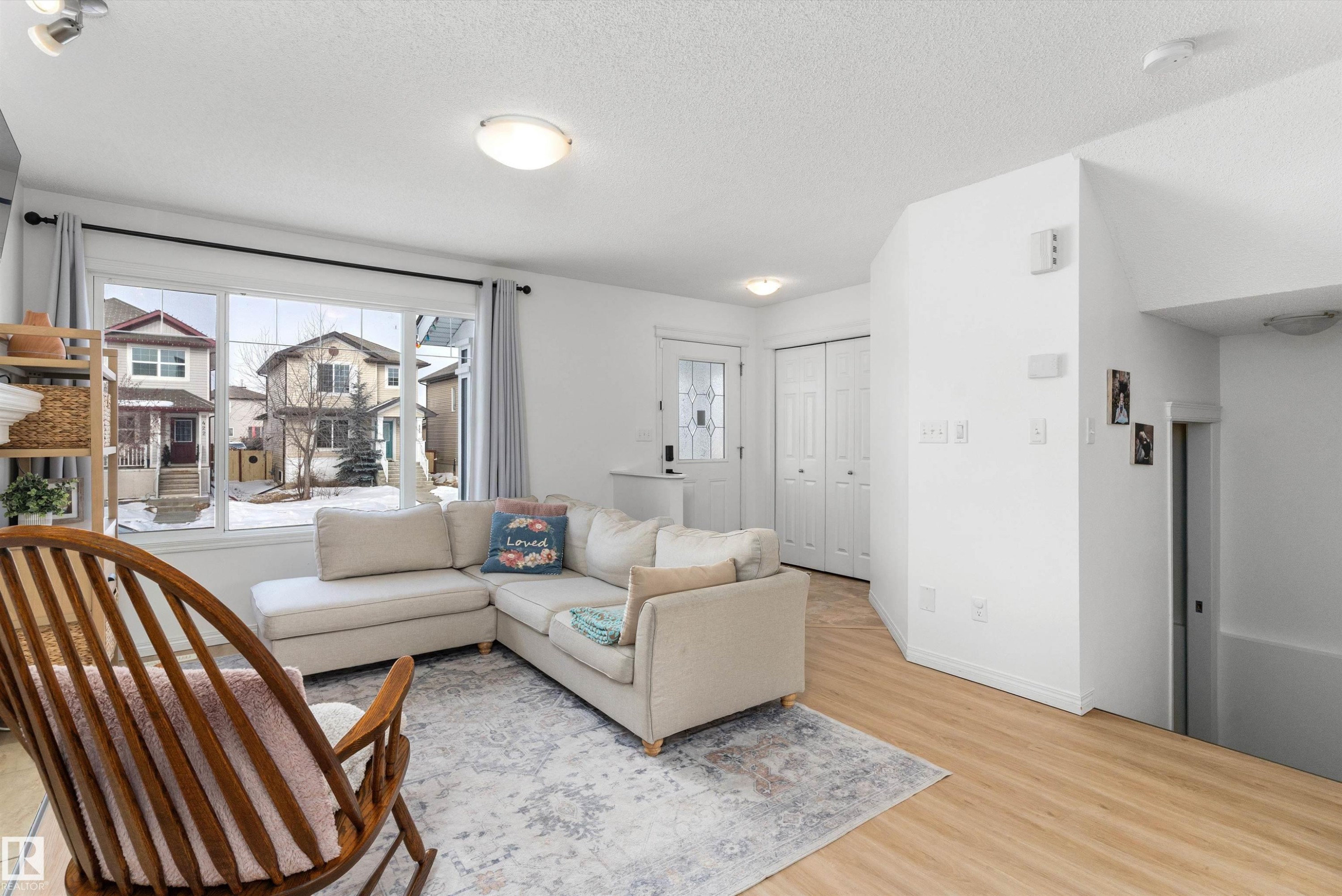 419 Songhurst Place, Leduc, AB - Indoor Photo Showing Living Room