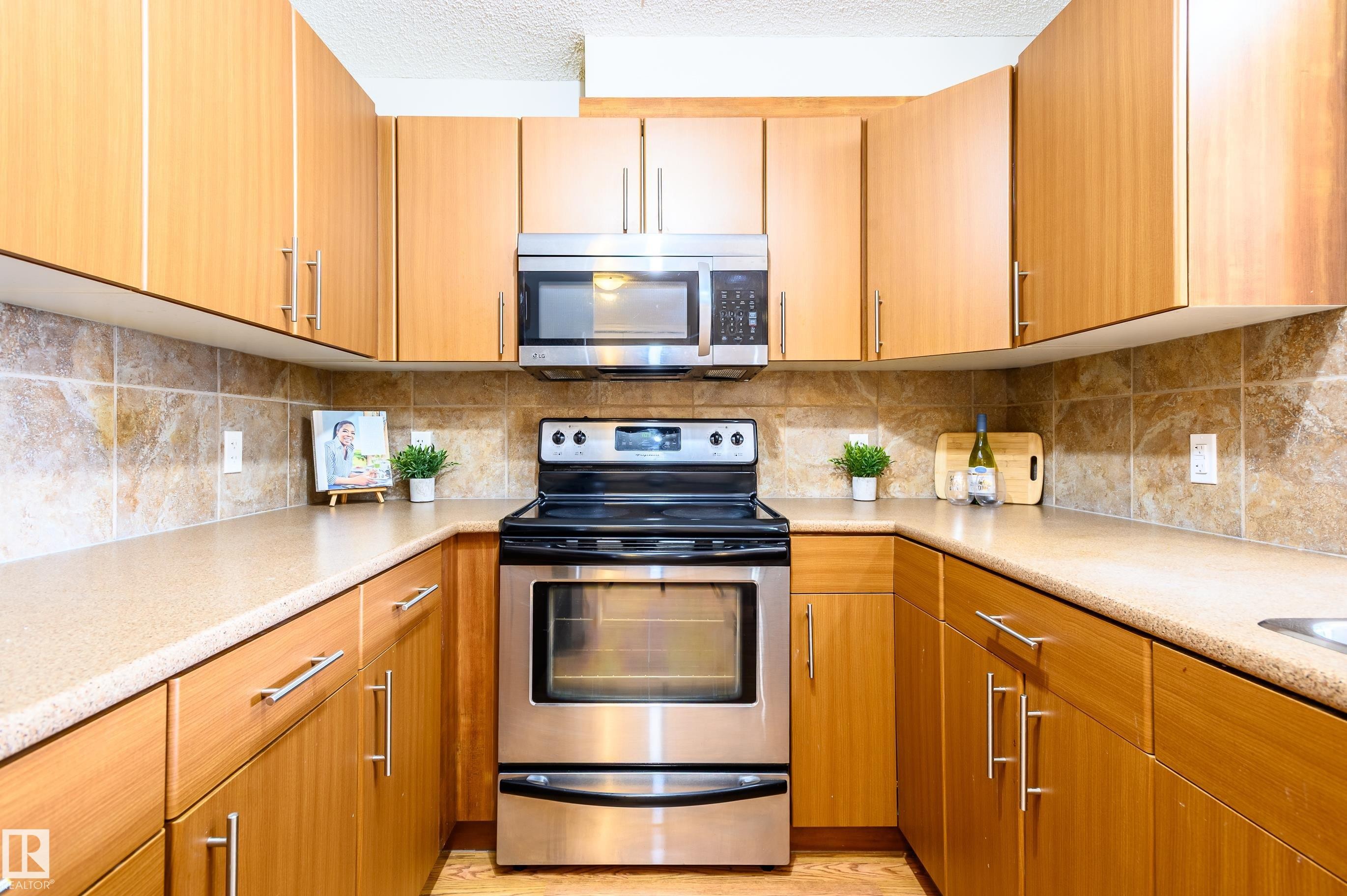 213 105 Ambleside Drive, Edmonton, AB - Indoor Photo Showing Kitchen With Stainless Steel Kitchen