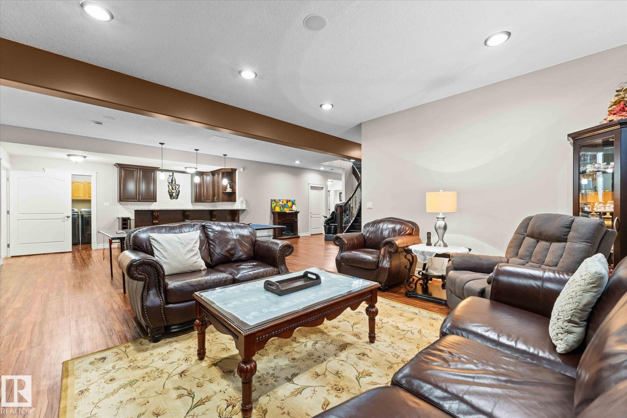 10516 158 Street Nw, Edmonton, AB - Indoor Photo Showing Living Room