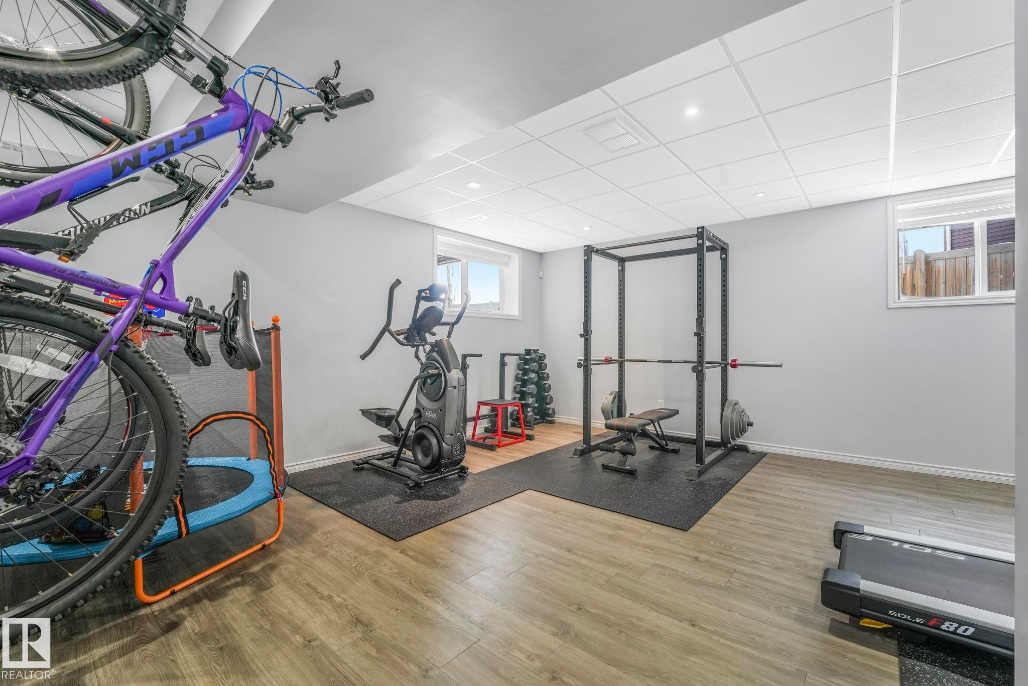 5507 Crabapple Loop, Edmonton, AB - Indoor Photo Showing Gym Room