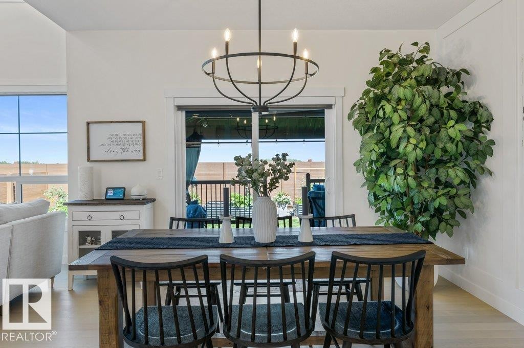 65 Jubilation Drive, St. Albert, AB - Indoor Photo Showing Dining Room