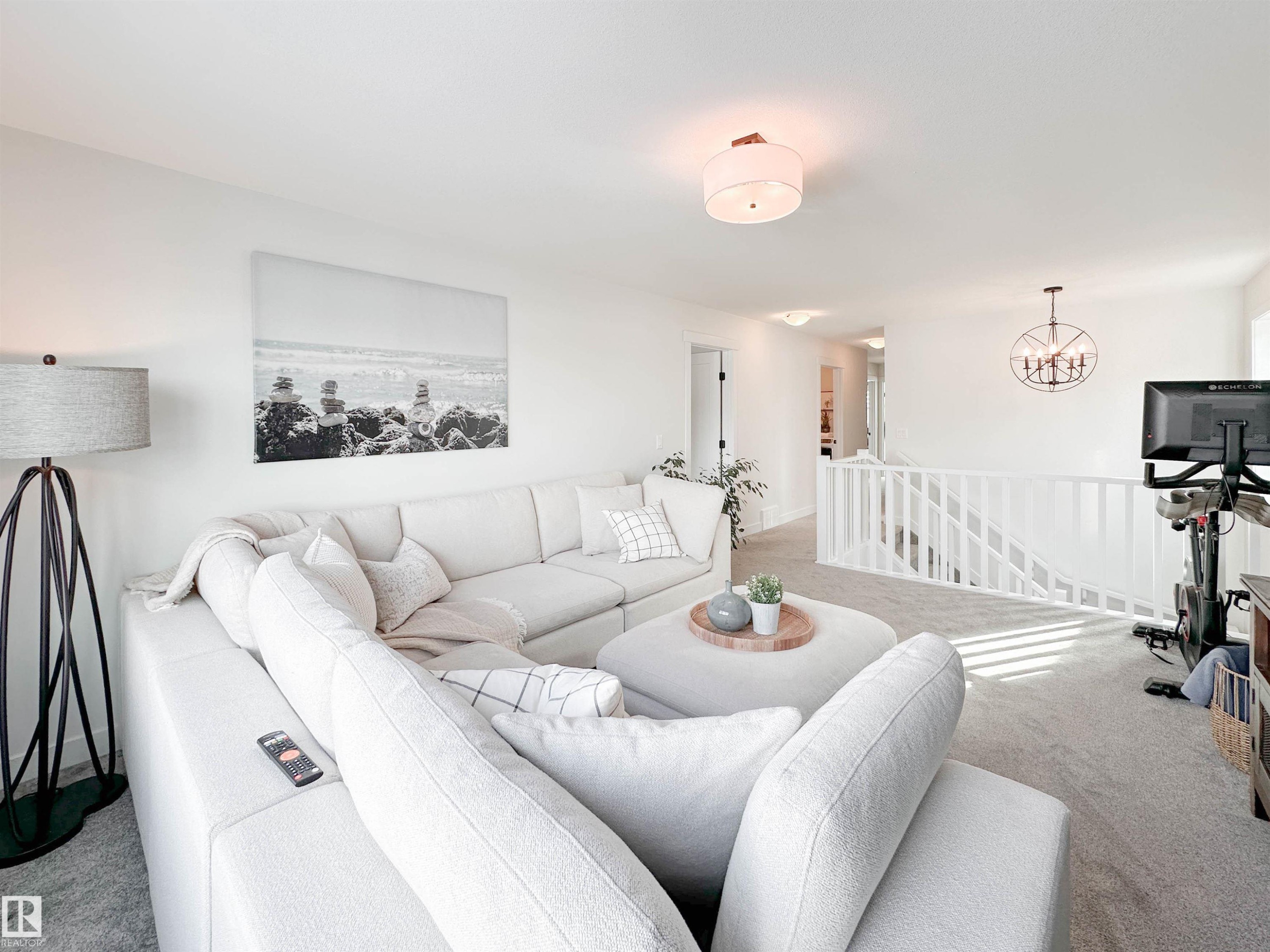 97 Joyal Way, St. Albert, AB - Indoor Photo Showing Living Room