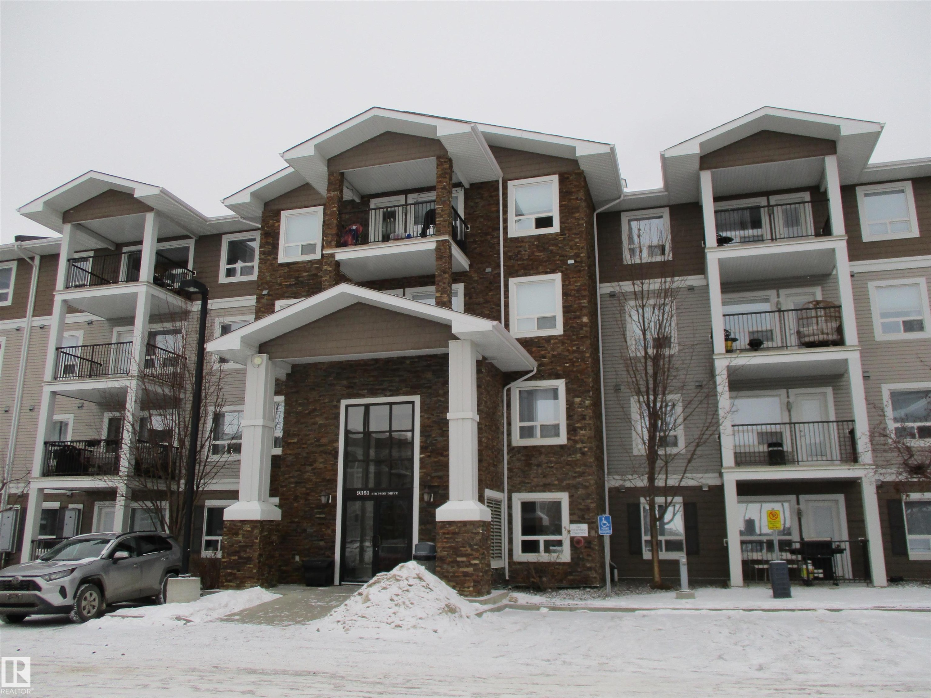 View of apartment building / complex - 3309 9351 Simpson Drive, Edmonton, AB - Outdoor With Facade
