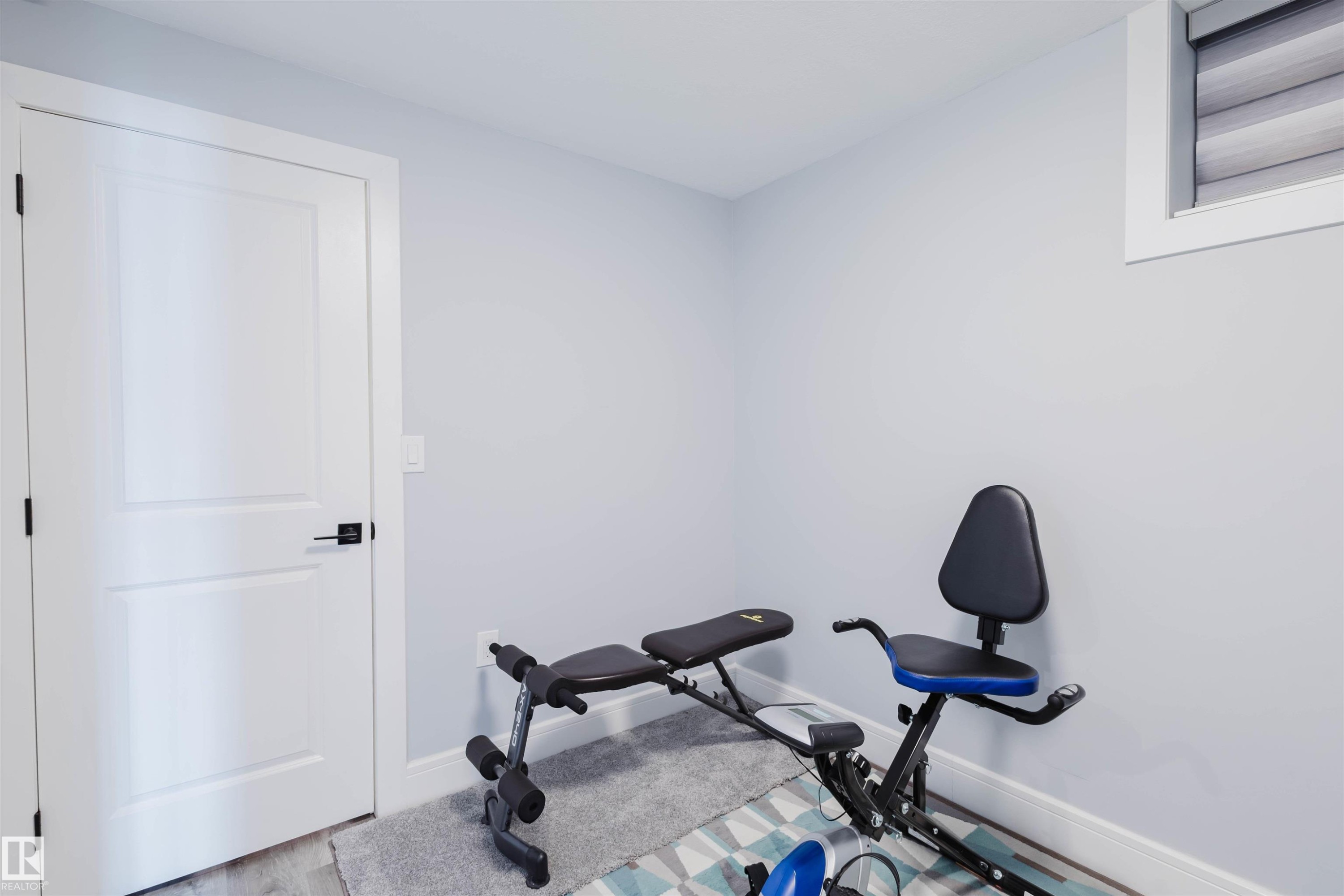 Workout room with baseboards - 16217 32 Avenue, Edmonton, AB - Indoor