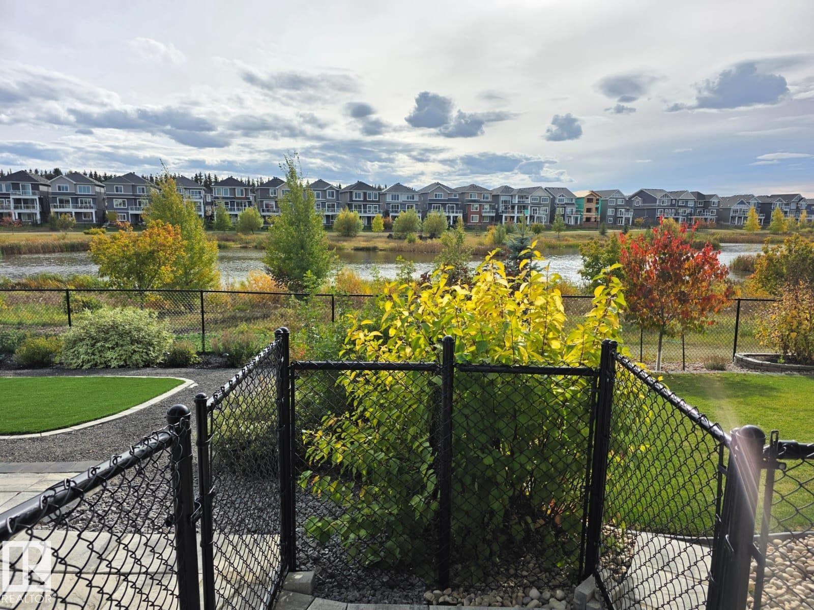 Balcony with a residential view and a water view - 16217 32 Avenue, Edmonton, AB - Outdoor With View