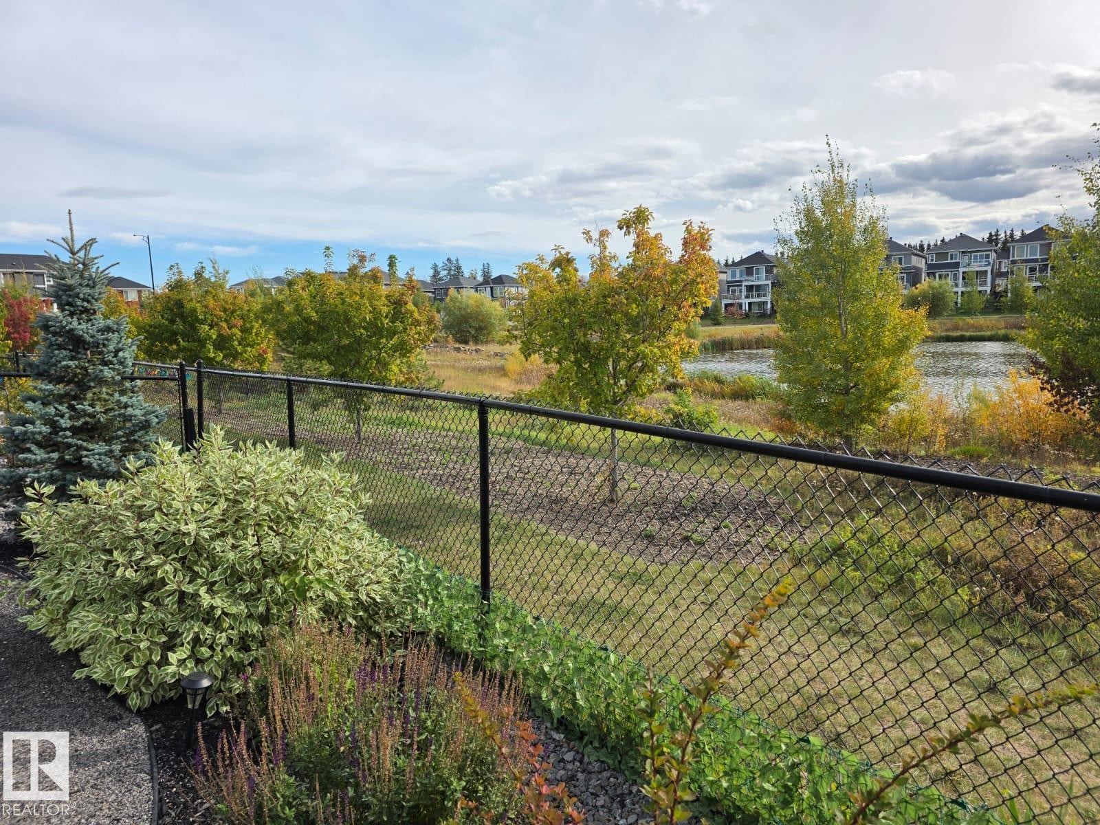 Balcony featuring a water view - 16217 32 Avenue, Edmonton, AB - Outdoor With Balcony With View