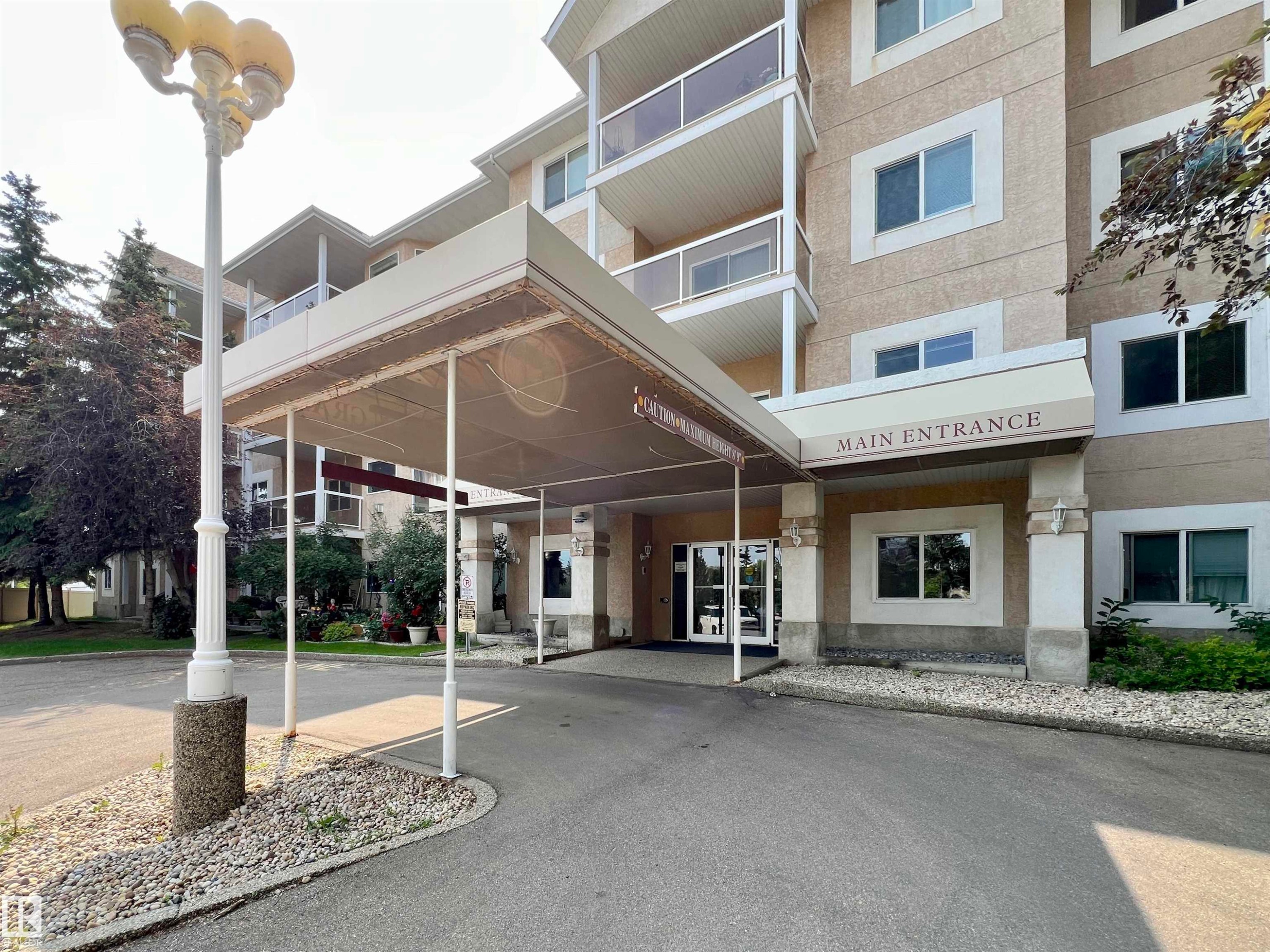 View of apartment building / complex - 110 10511 42 Avenue, Edmonton, AB - Outdoor With Balcony With Facade
