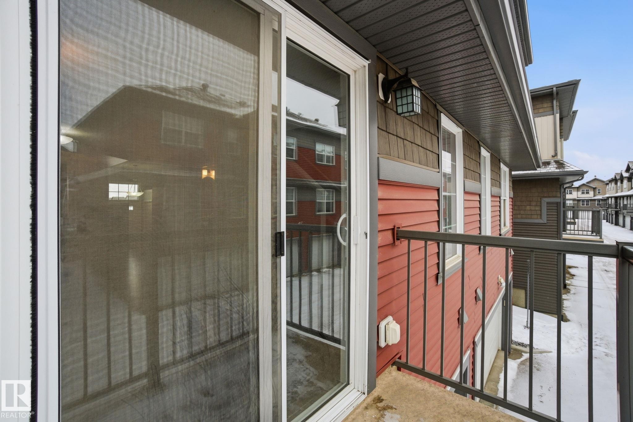 View of balcony - 71 4029 Orchards Drive, Edmonton, AB - Outdoor With Exterior