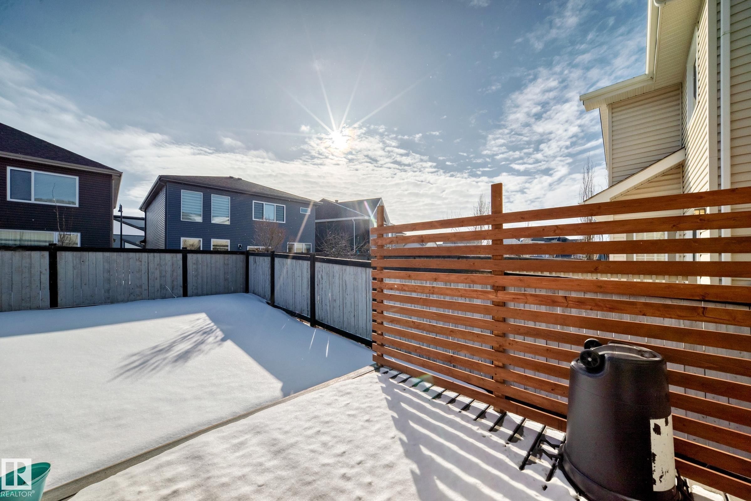 View of patio - 17357 8A Avenue, Edmonton, AB