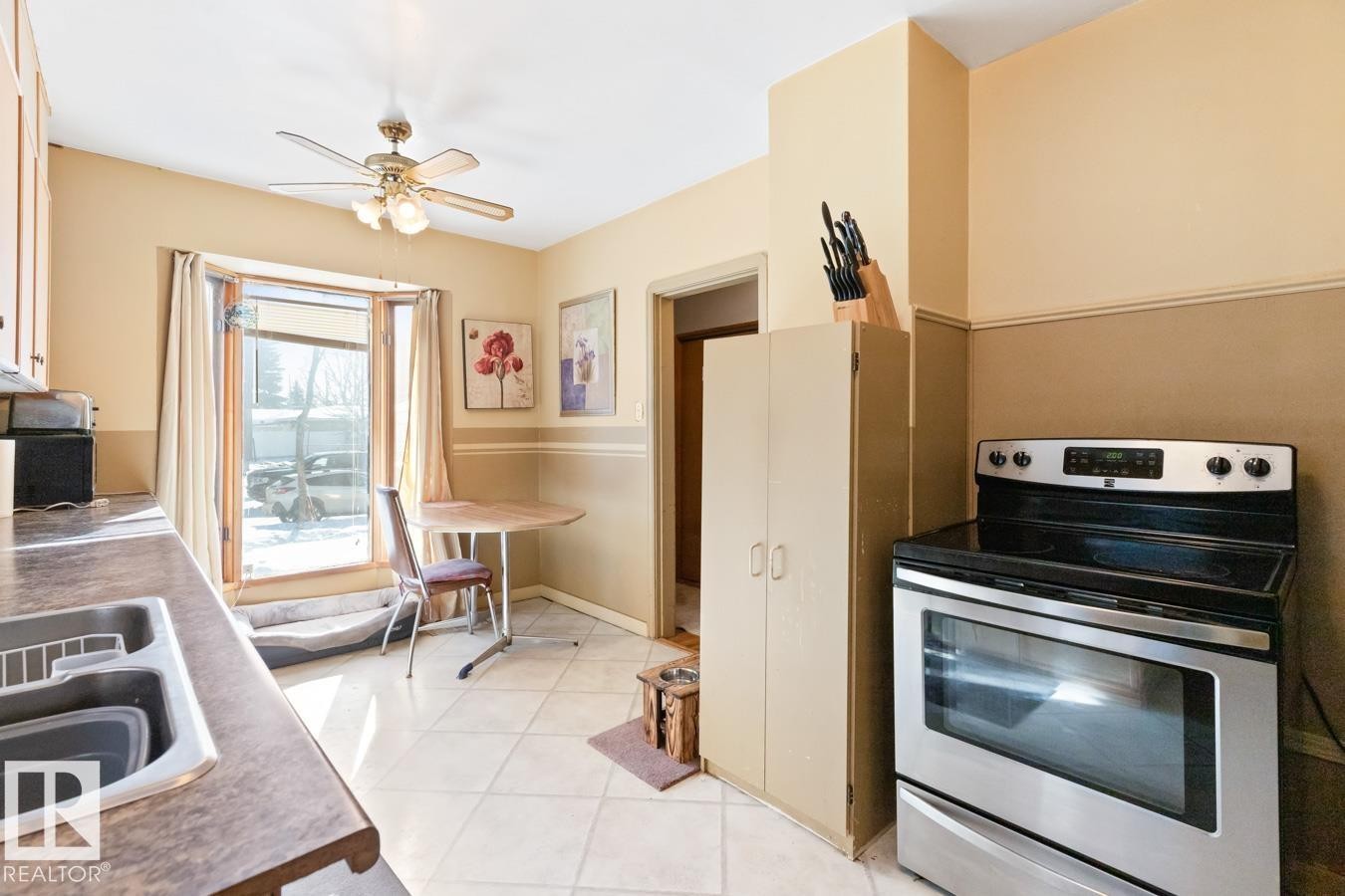 8906 94 Avenue, Edmonton, AB - Indoor Photo Showing Kitchen With Double Sink