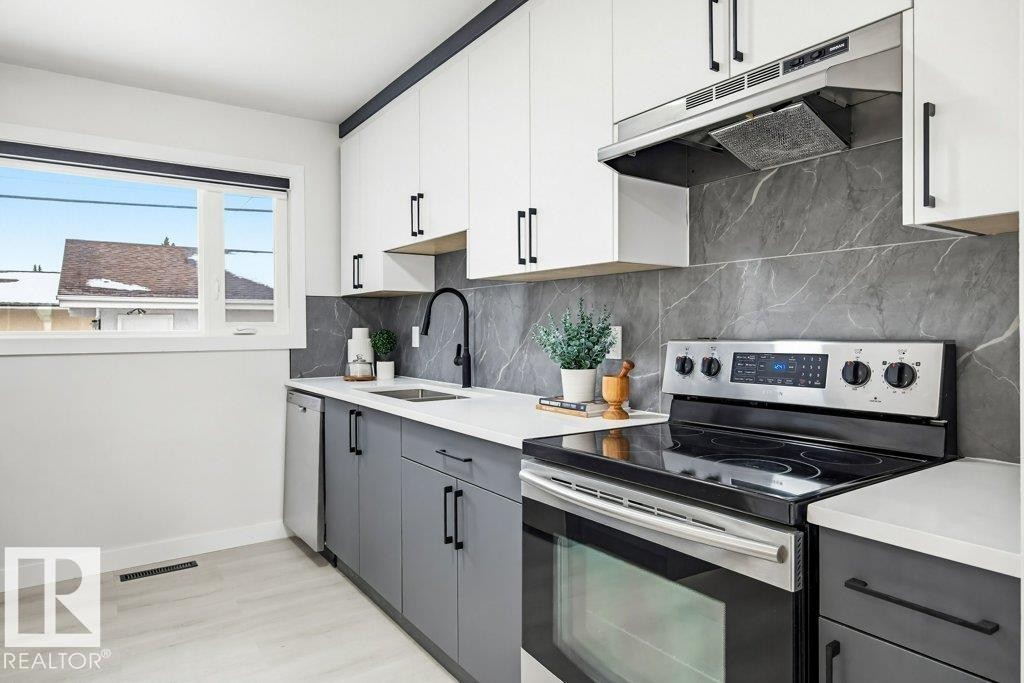 16206 83 Avenue, Edmonton, AB - Indoor Photo Showing Kitchen