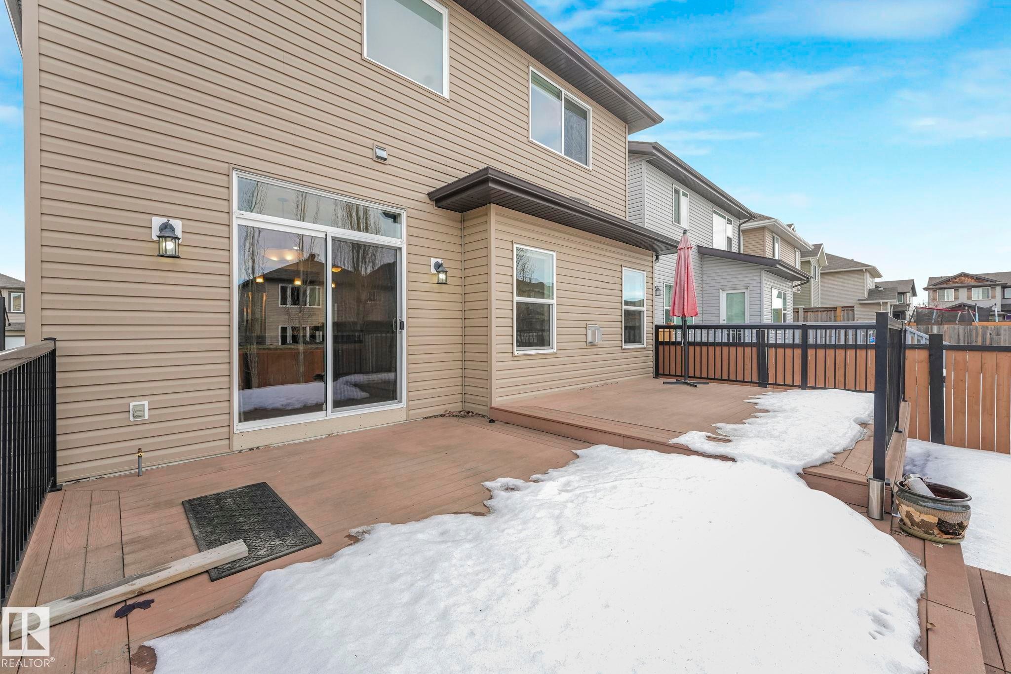 1548 36 Avenue, Edmonton, AB - Outdoor With Deck Patio Veranda With Exterior