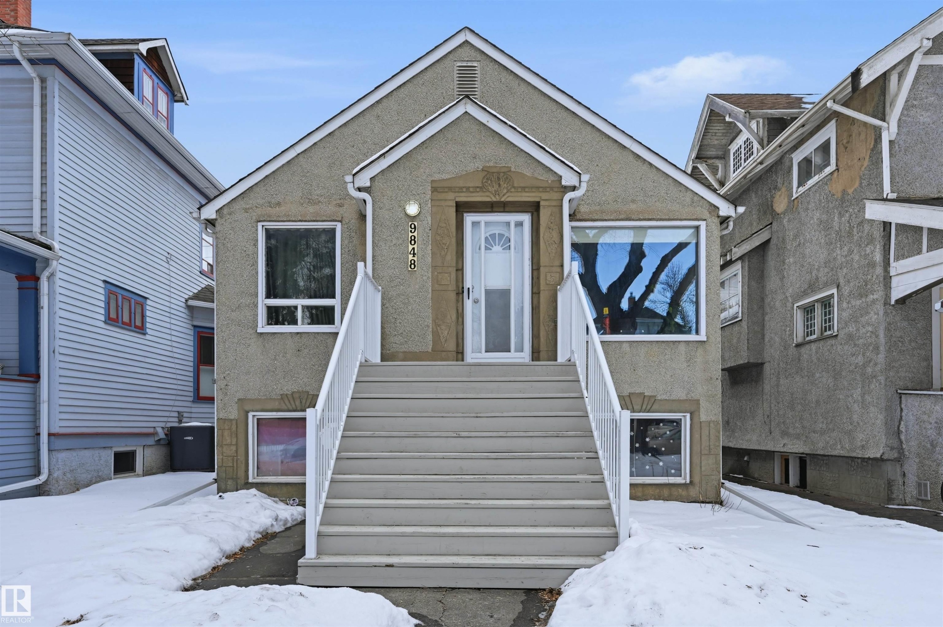 9848 87 Avenue, Edmonton, AB - Outdoor With Facade